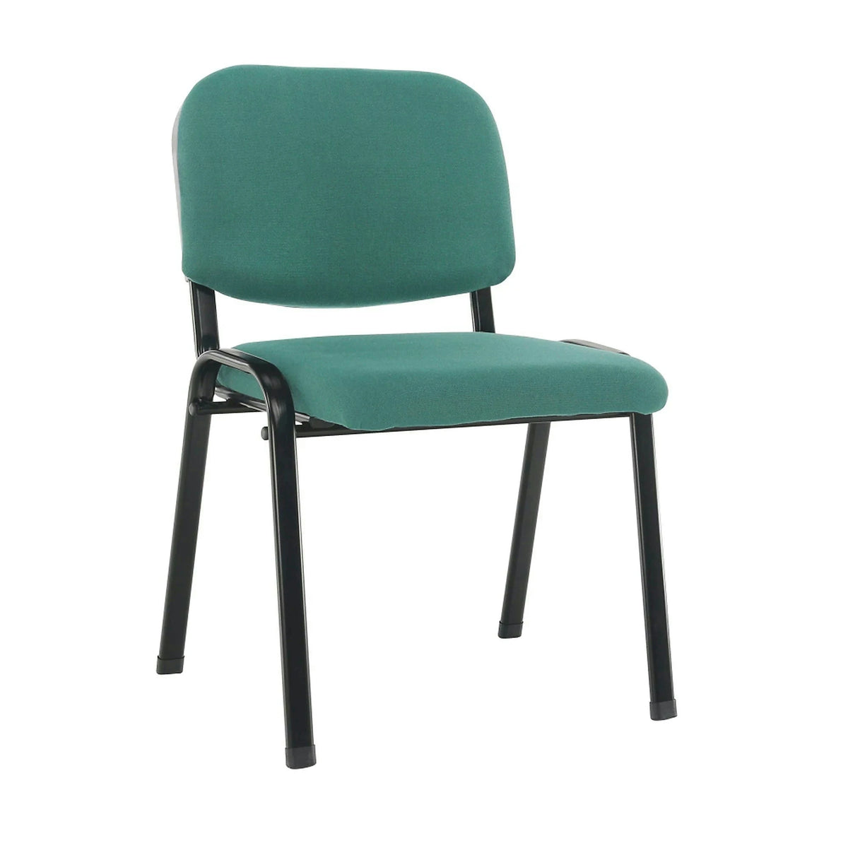 Scaun ISO 2, verde/negru, stofa, 53x55x82 cm
