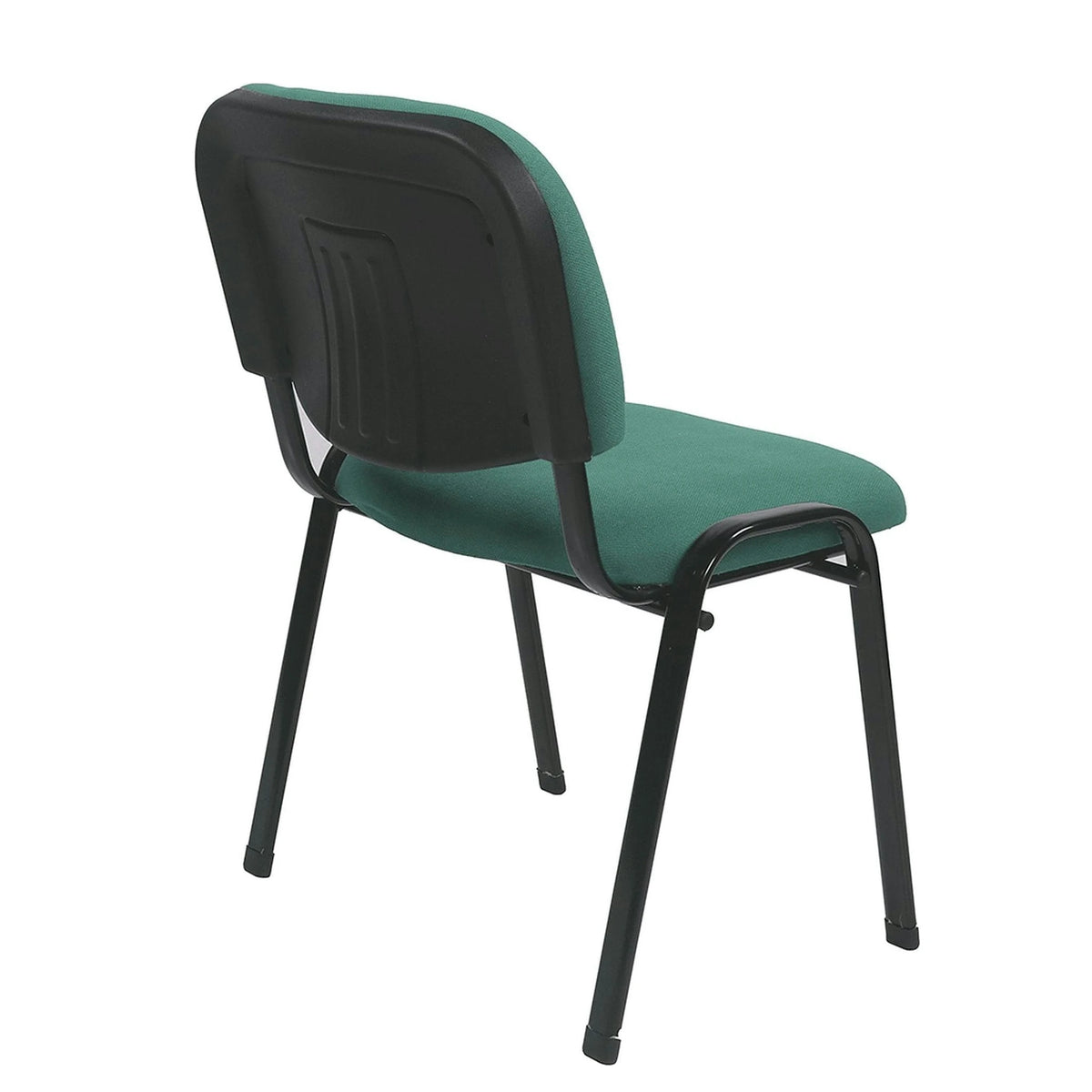 Scaun ISO 2, verde/negru, stofa, 53x55x82 cm