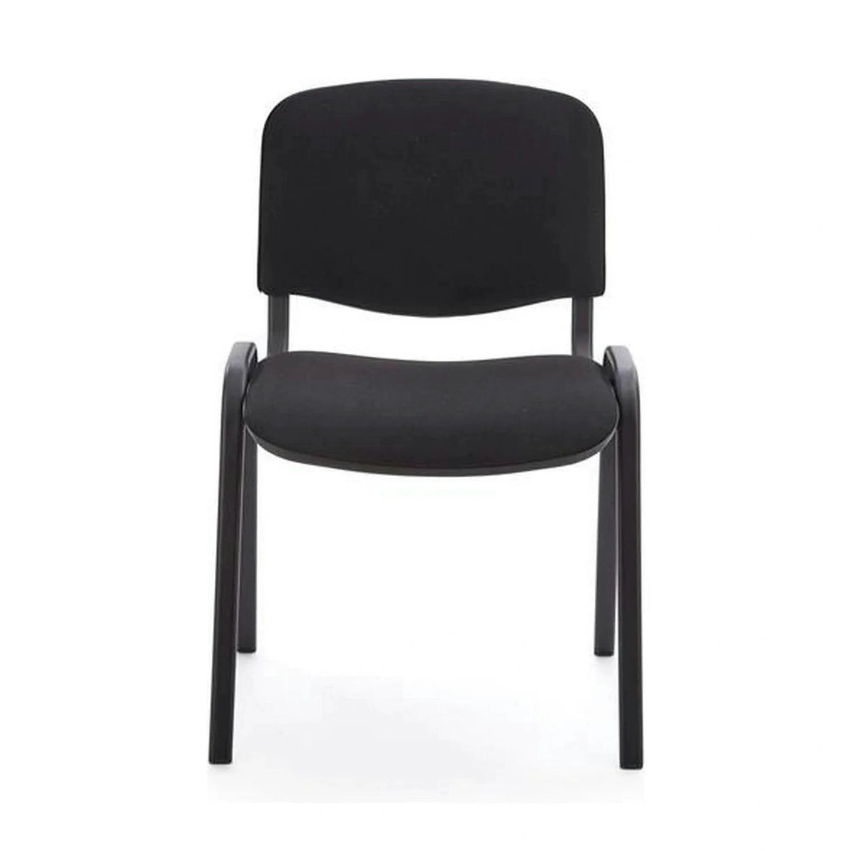 Scaun ISO, negru, stofa, 53x55x82 cm