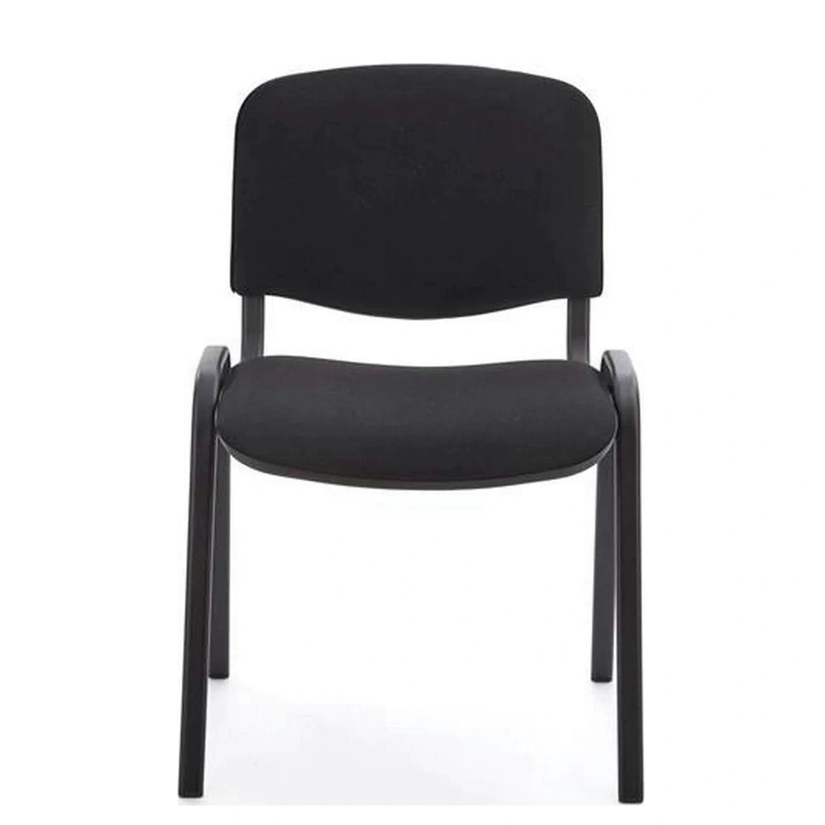 Scaun ISO, negru, stofa, 53x55x82 cm