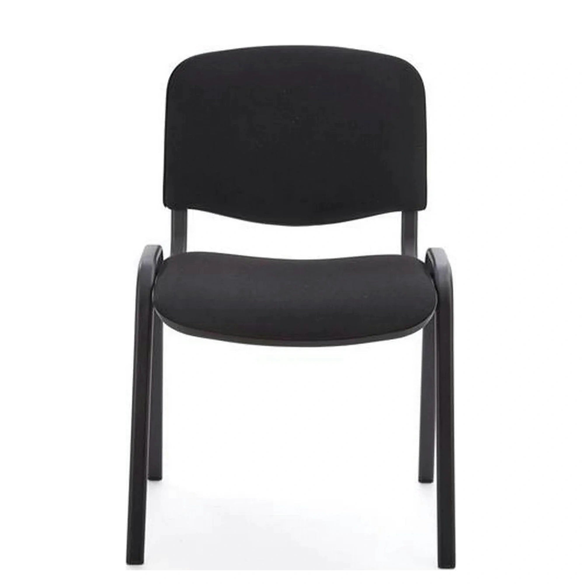Scaun ISO, negru, stofa, 53x55x82 cm