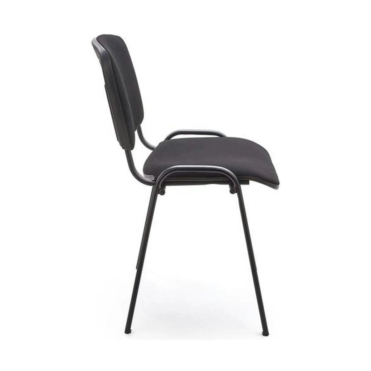 Scaun ISO, negru, stofa, 53x55x82 cm