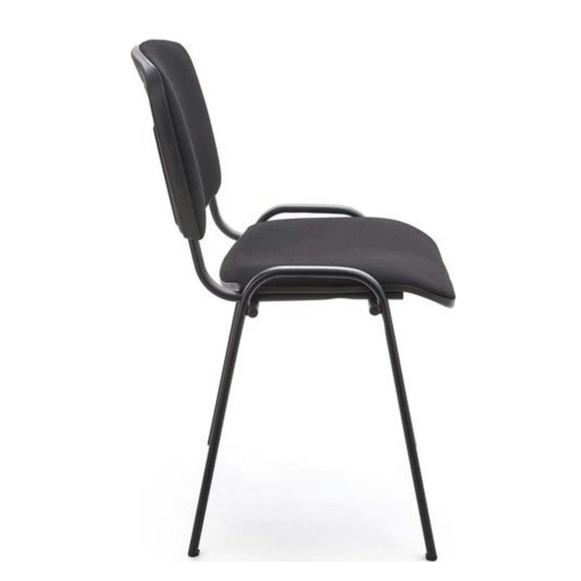Scaun ISO, negru, stofa, 53x55x82 cm