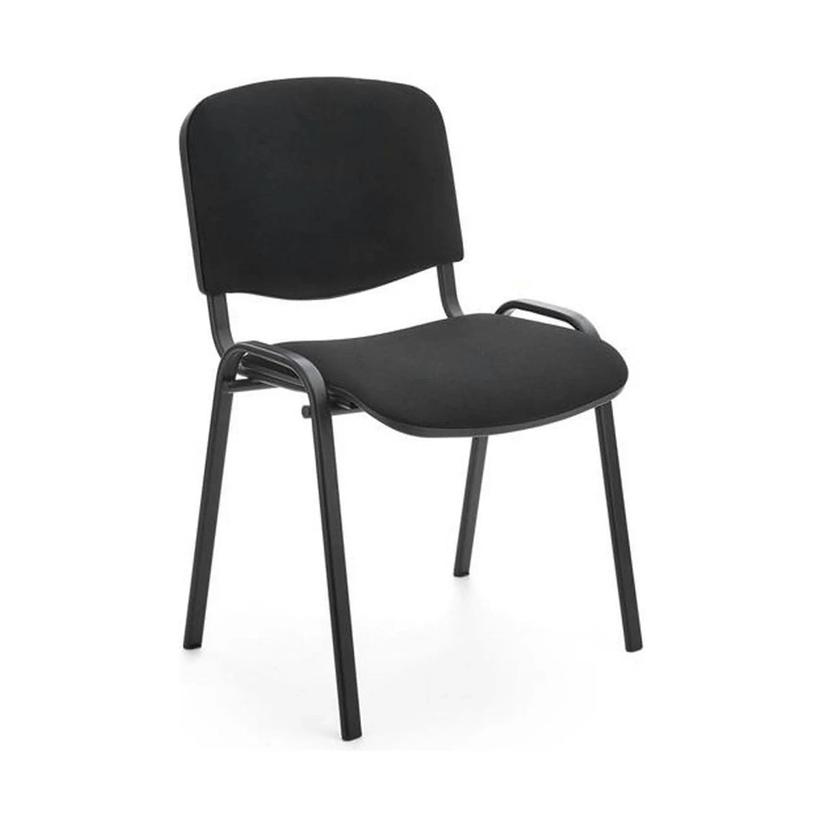 Scaun ISO, negru, stofa, 53x55x82 cm