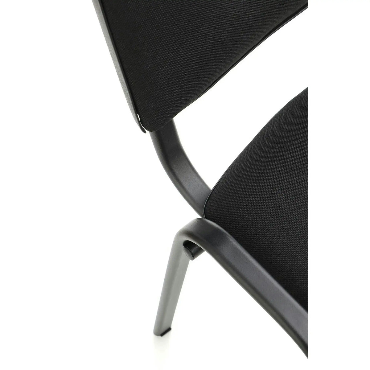 Scaun ISO, negru, stofa, 53x55x82 cm