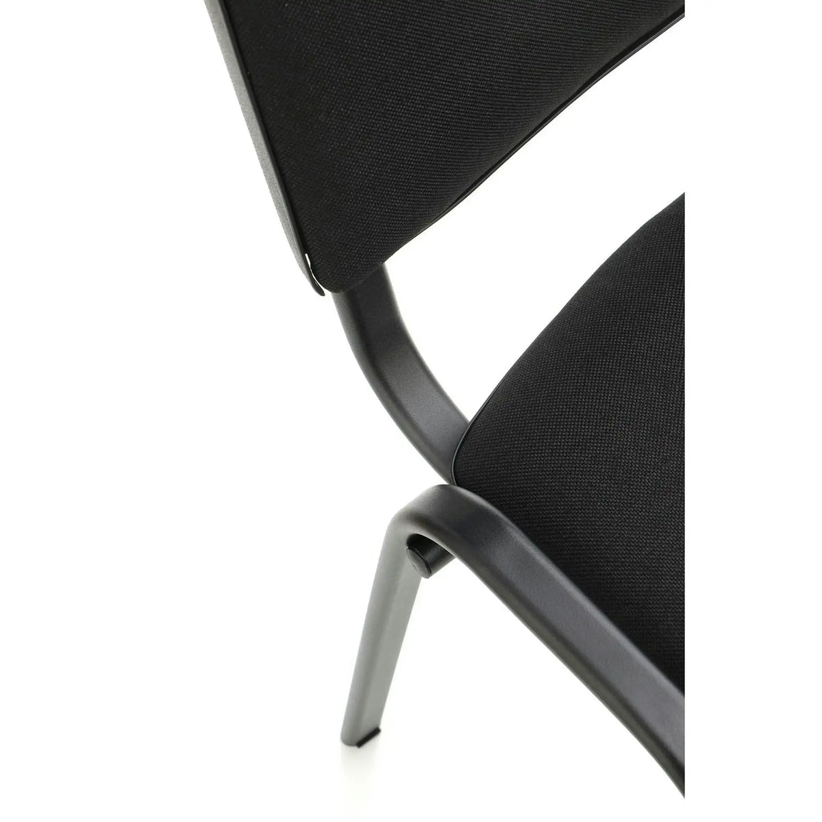 Scaun ISO, negru, stofa, 53x55x82 cm