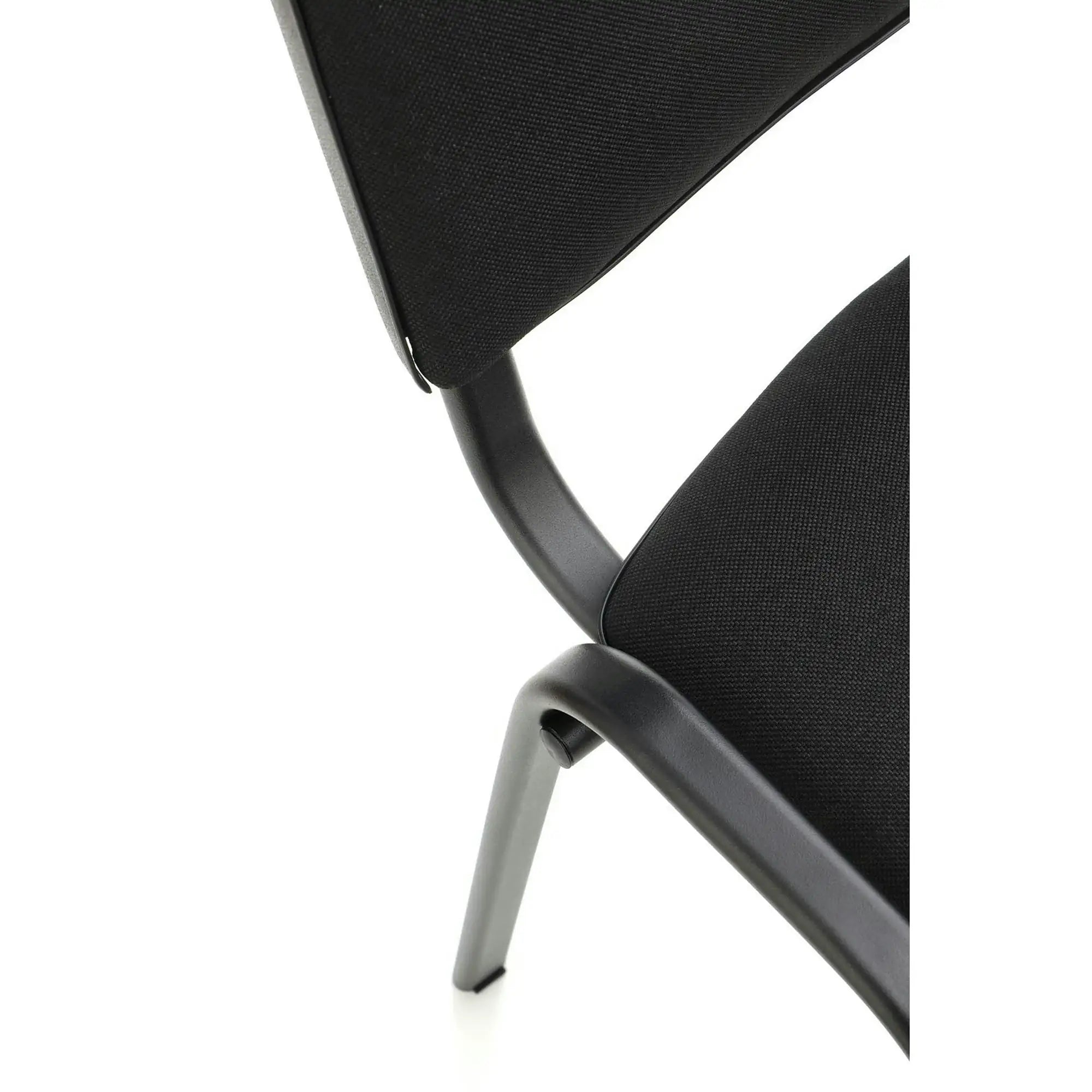 Scaun ISO, negru, stofa, 53x55x82 cm
