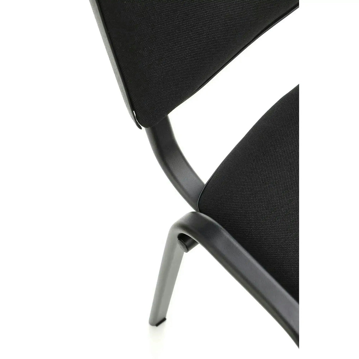 Scaun ISO, negru, stofa, 53x55x82 cm