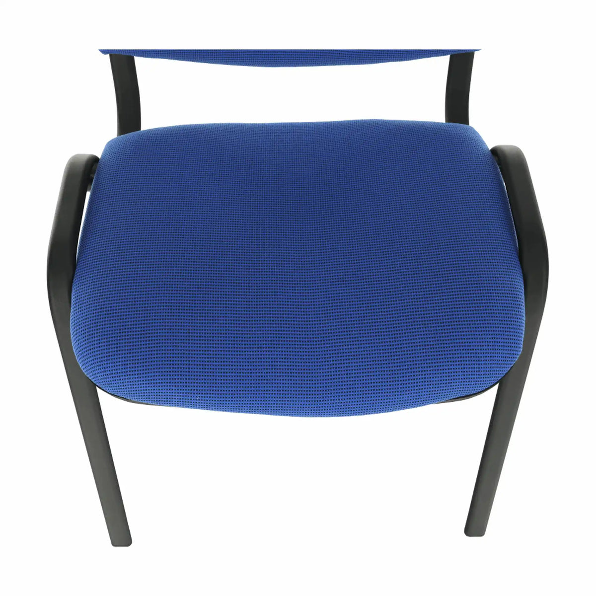 Scaun ISO NEW, albastru/negru, stofa clasica/metal, 53x58x83 cm