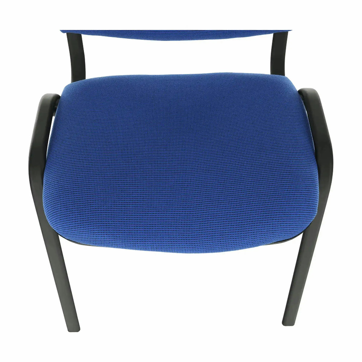 Scaun ISO NEW, albastru/negru, stofa clasica/metal, 53x58x83 cm
