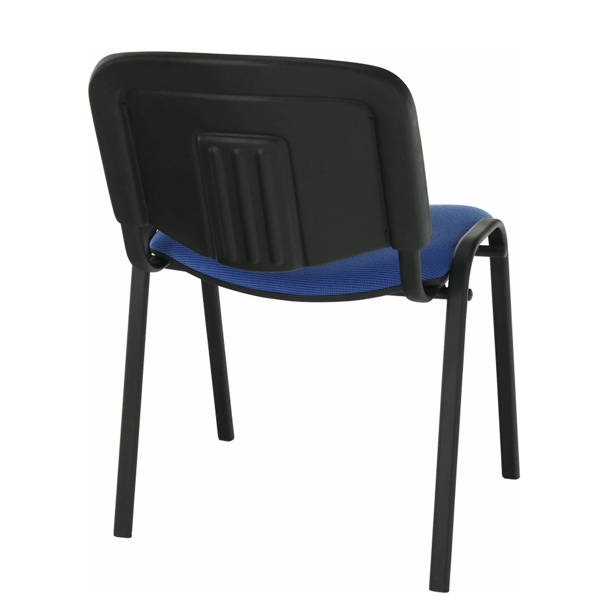 Scaun ISO NEW, albastru/negru, stofa clasica/metal, 53x58x83 cm