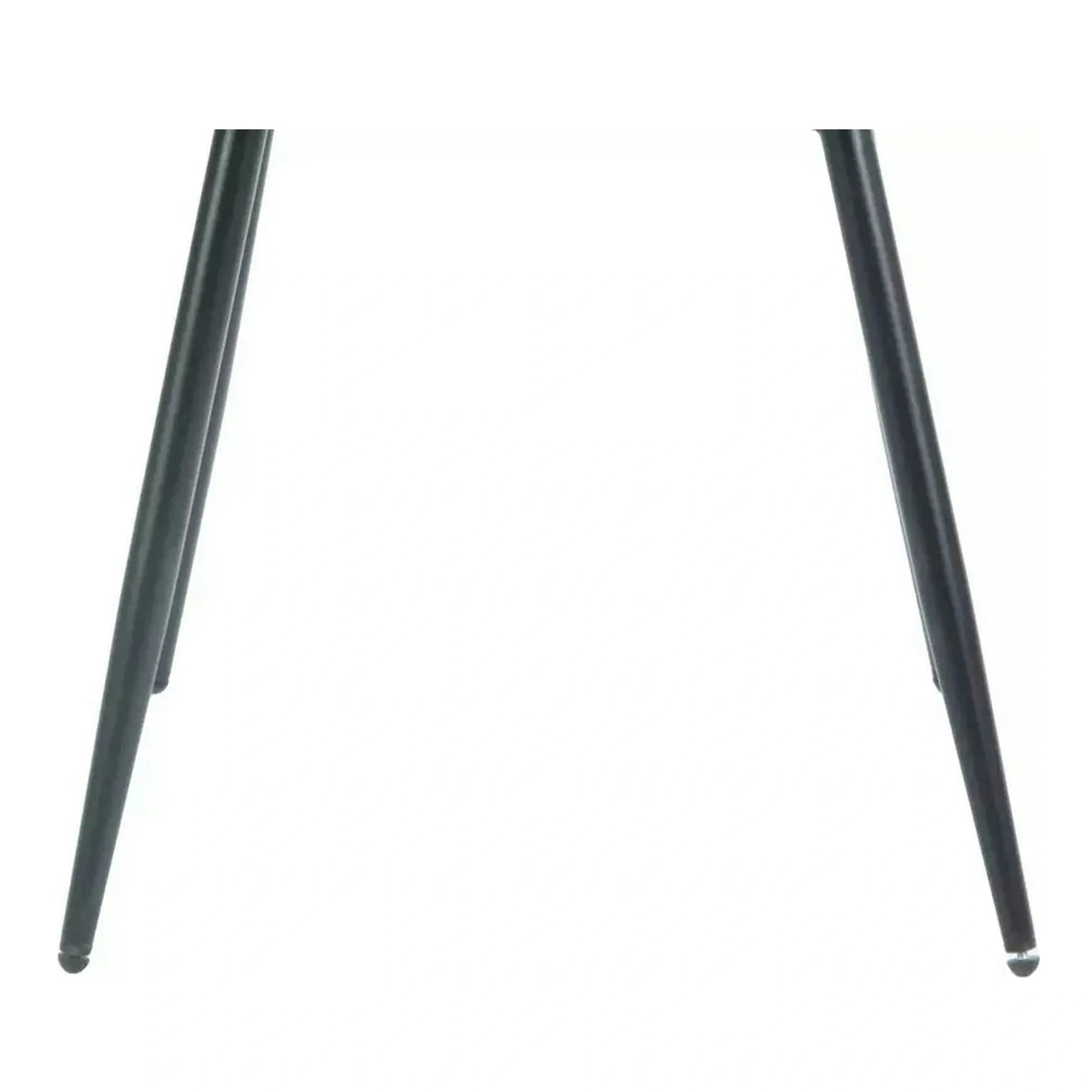 Scaun JAKE, scortisoara - Bluvel 4215/negru, stofa catifelata/metal, 48x56x86 cm