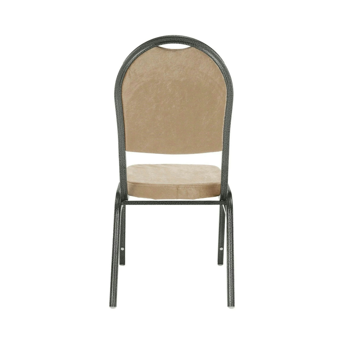 Scaun JEFF 2 NEW, stofa/metal, bej, 44x50x91 cm