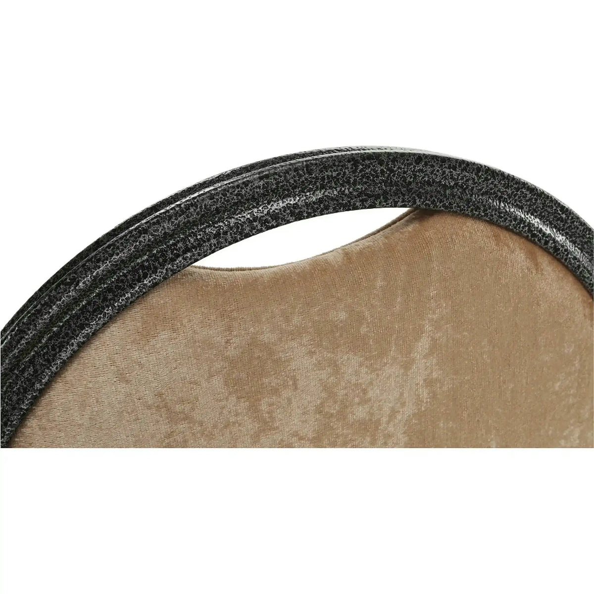 Scaun JEFF 2 NEW, stofa/metal, bej, 44x50x91 cm