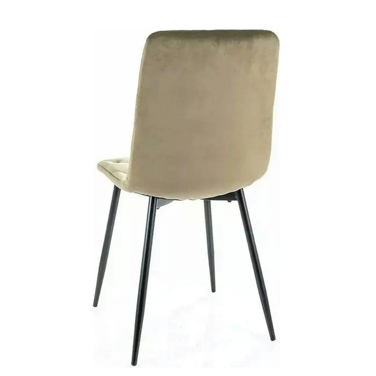 Scaun JERRY, bej/negru, stofa clasica/metal, 45x39x91 cm