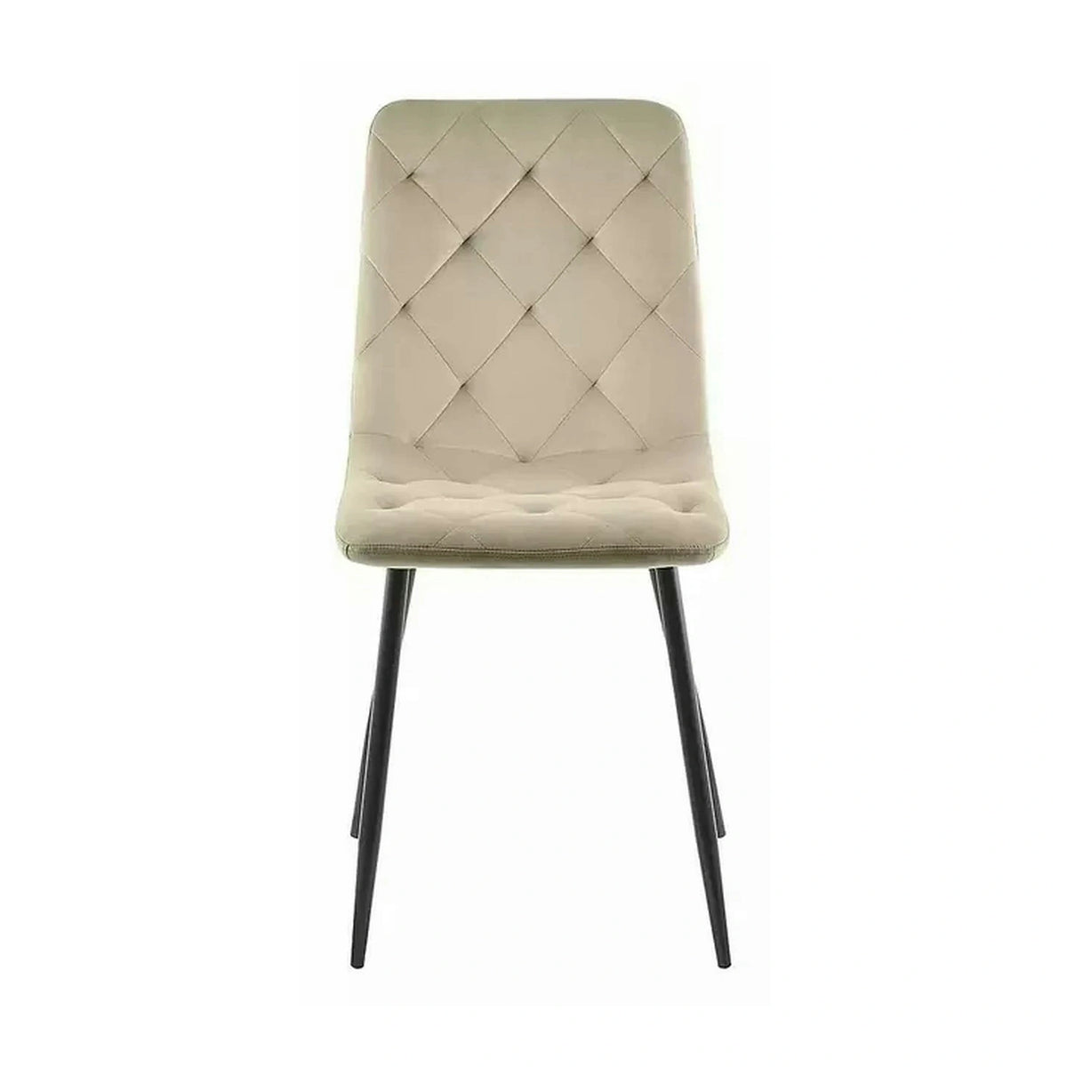 Scaun JERRY, bej/negru, stofa clasica/metal, 45x39x91 cm