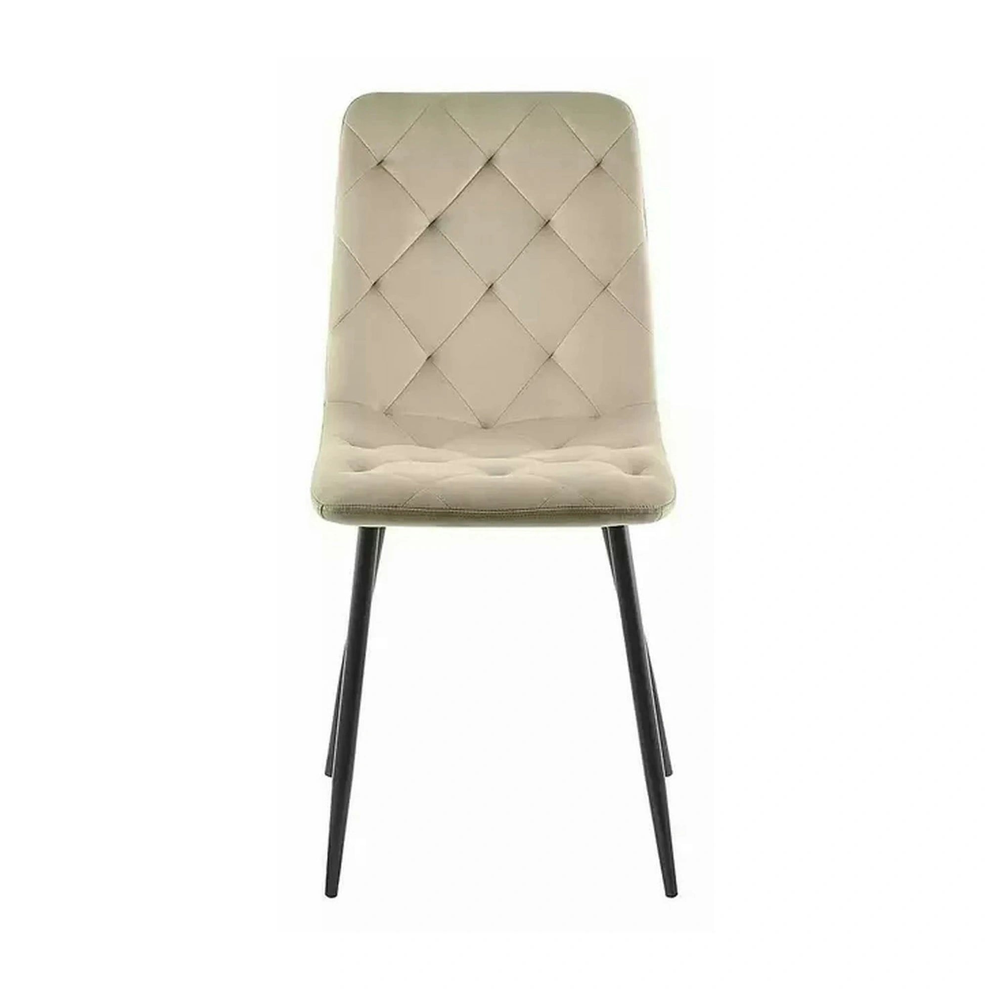 Scaun JERRY, bej/negru, stofa clasica/metal, 45x39x91 cm