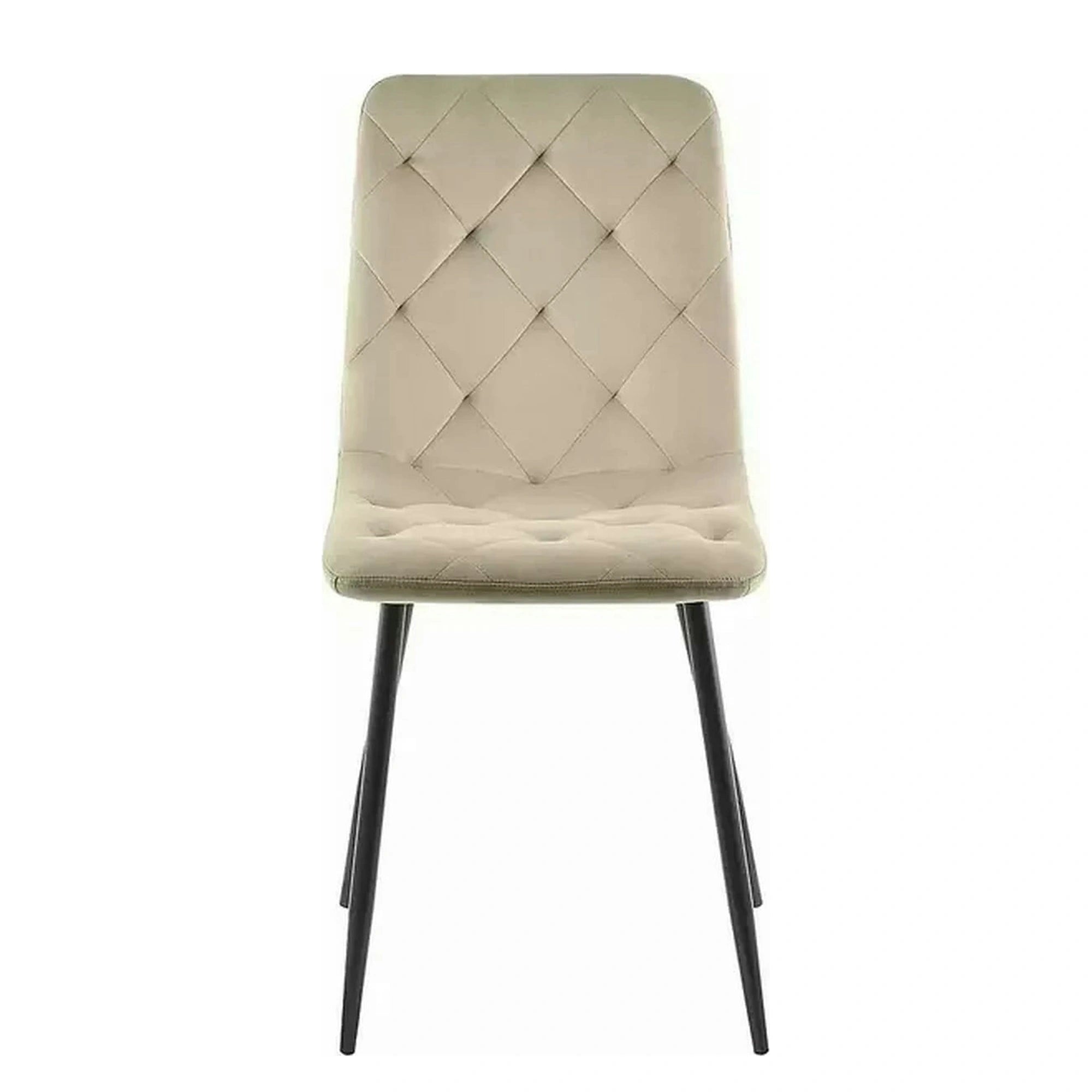 Scaun JERRY, bej/negru, stofa clasica/metal, 45x39x91 cm
