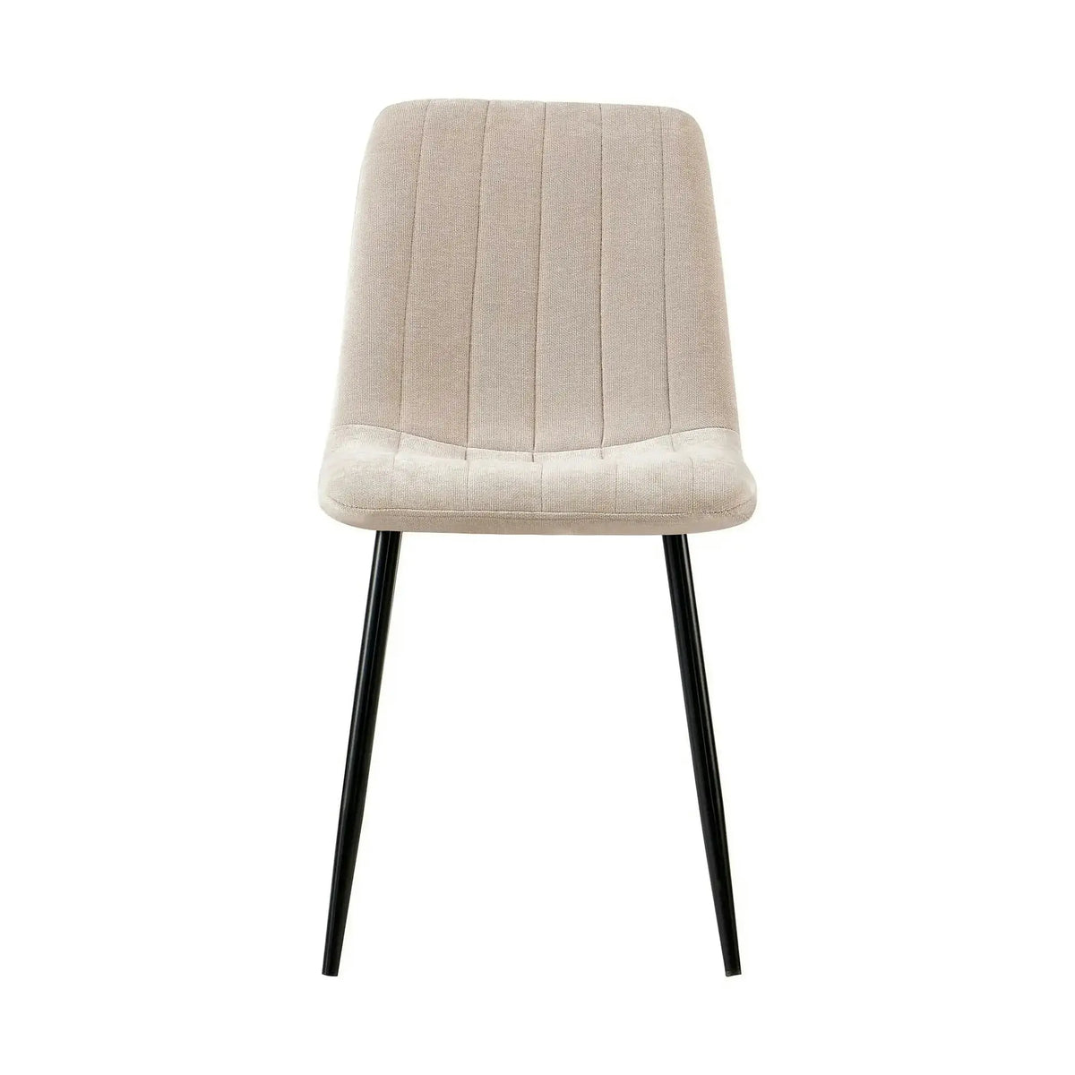 Scaun JET, bej/negru, stofa clasica/metal, 44x54x88 cm