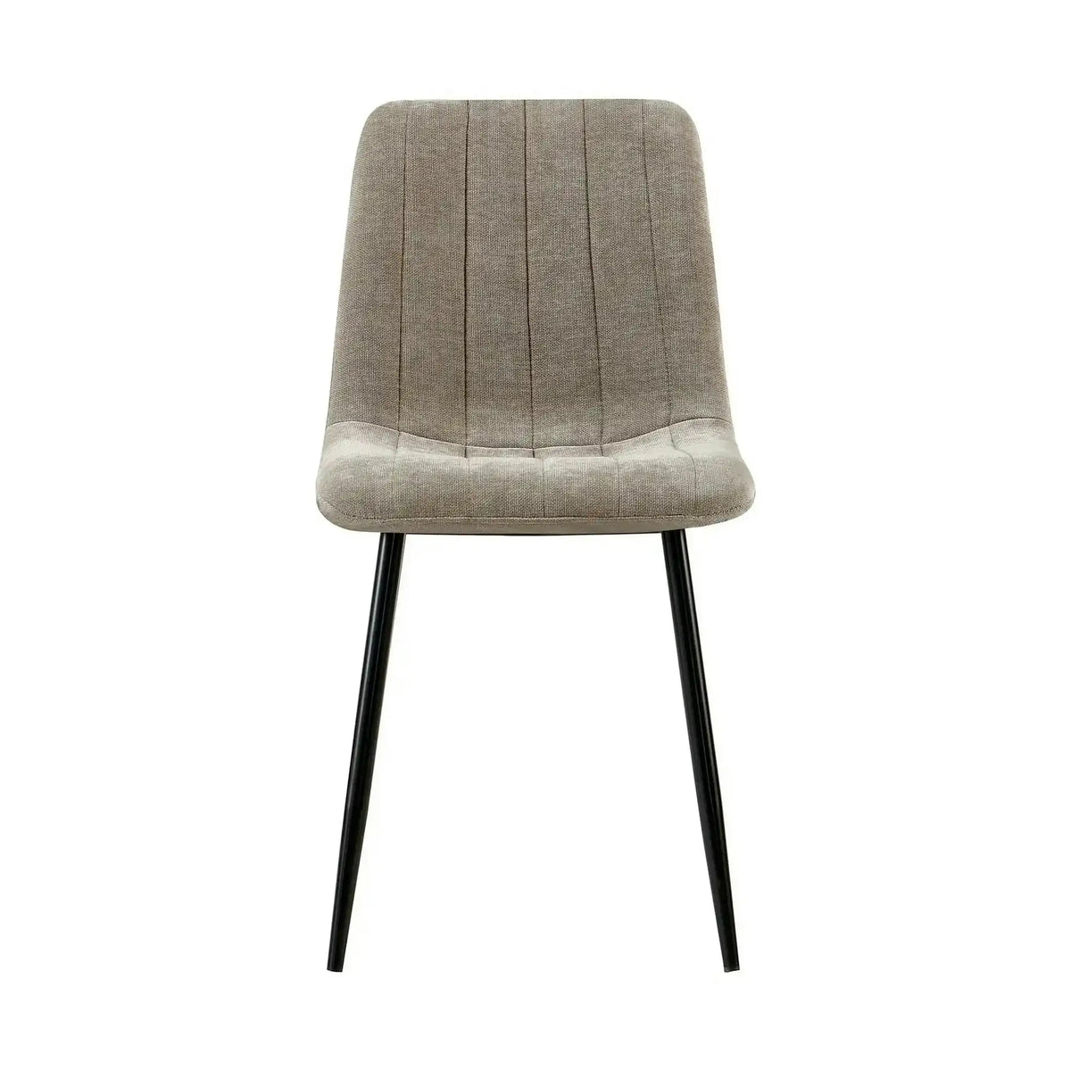 Scaun JET, grej/negru, stofa clasica/metal, 44x54x88 cm