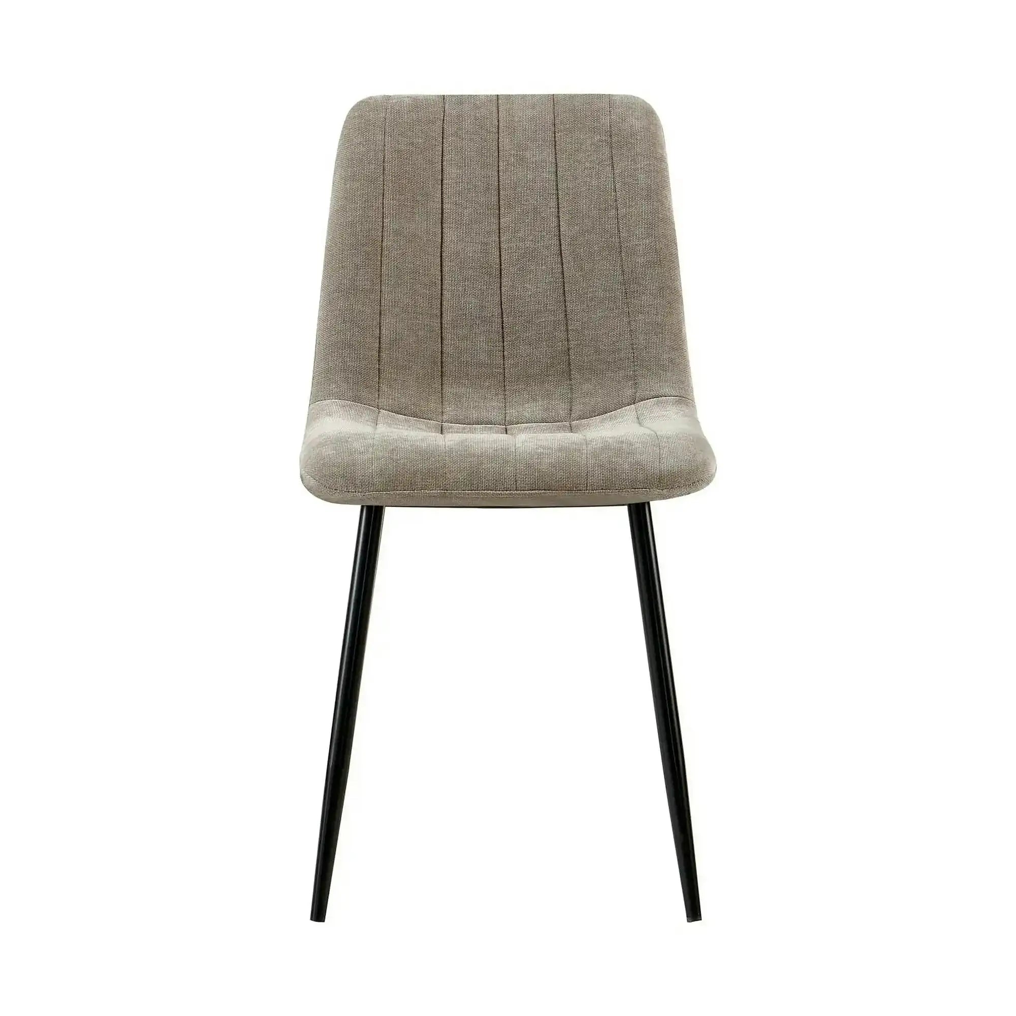 Scaun JET, grej/negru, stofa clasica/metal, 44x54x88 cm