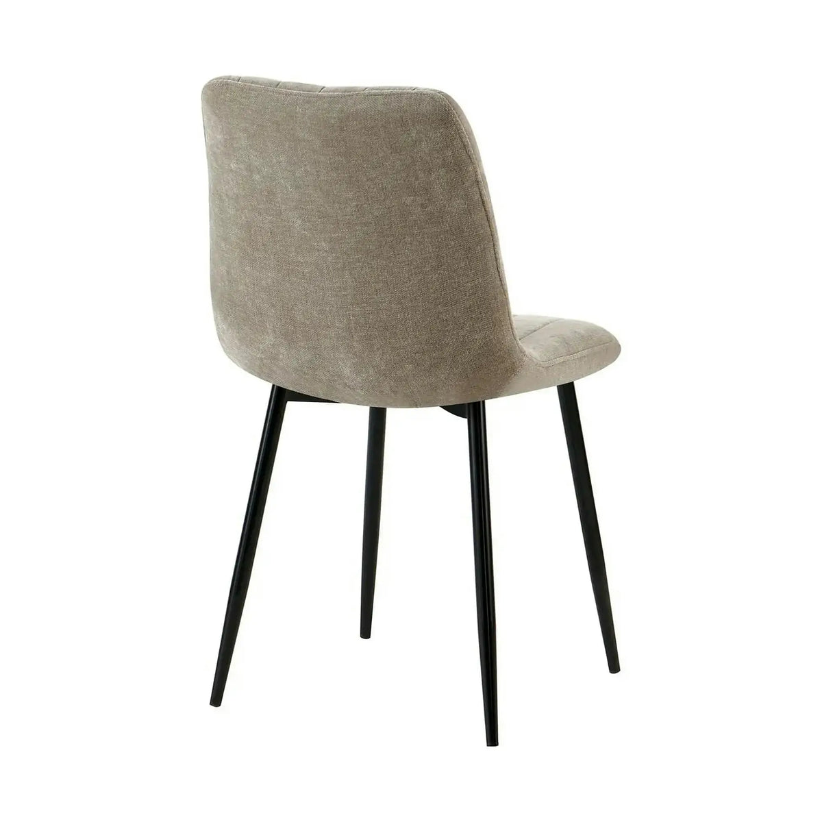 Scaun JET, grej/negru, stofa clasica/metal, 44x54x88 cm