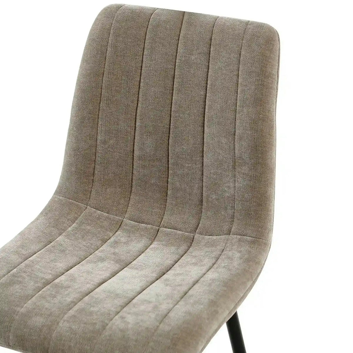 Scaun JET, grej/negru, stofa clasica/metal, 44x54x88 cm
