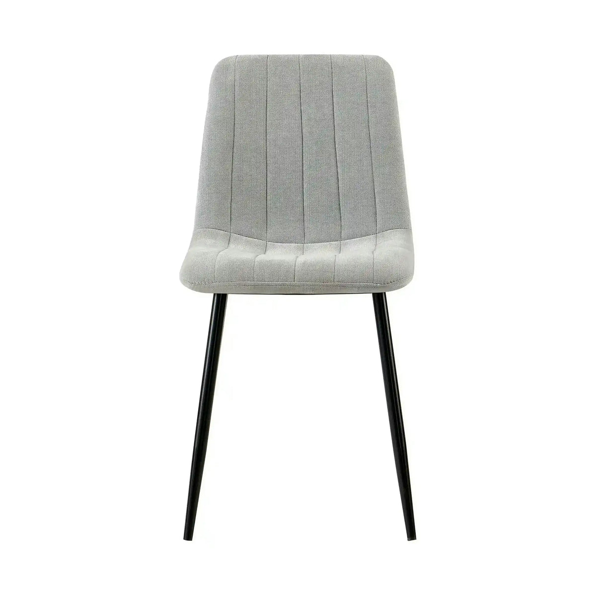Scaun JET, gri deschis/negru, stofa clasica/metal, 44x54x88 cm