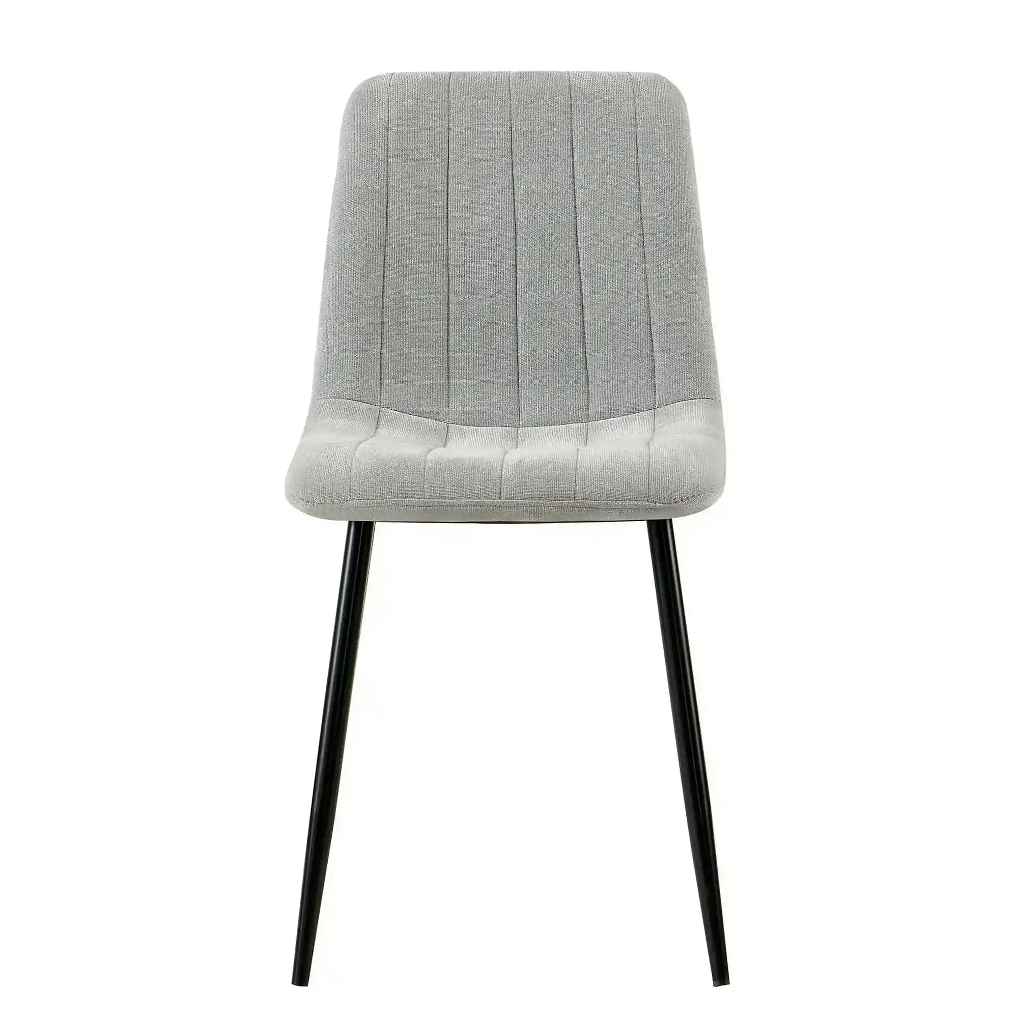 Scaun JET, gri deschis/negru, stofa clasica/metal, 44x54x88 cm