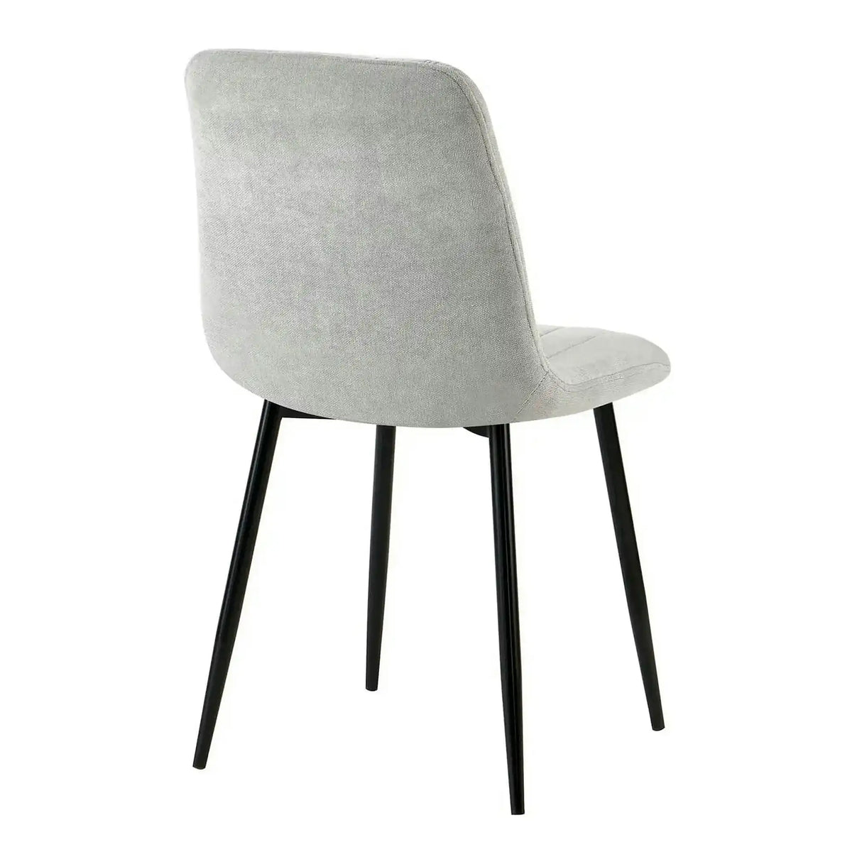 Scaun JET, gri deschis/negru, stofa clasica/metal, 44x54x88 cm