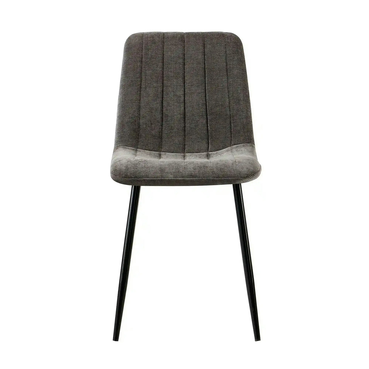 Scaun JET, gri inchis/negru, stofa clasica/metal, 44x54x88 cm