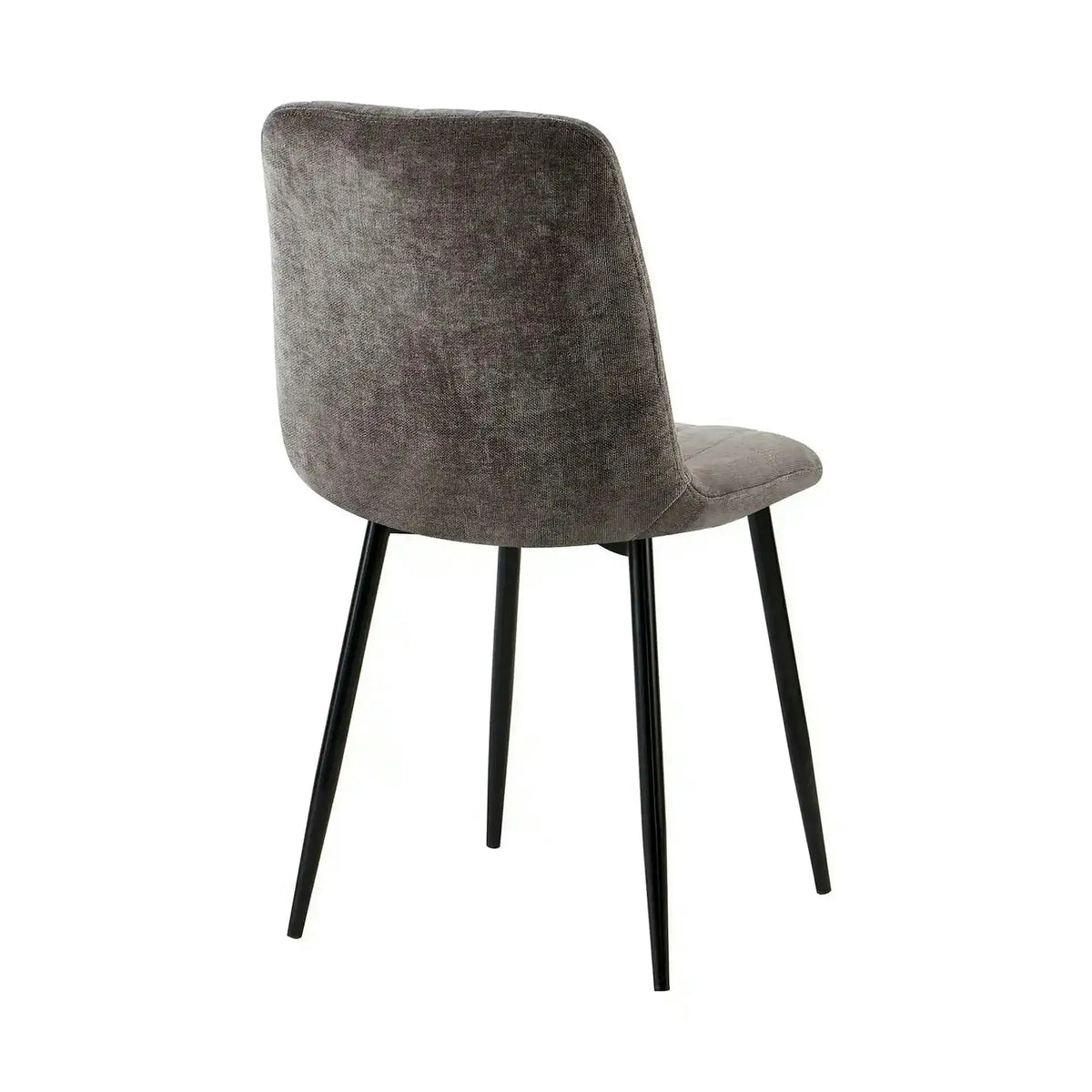 Scaun JET, gri inchis/negru, stofa clasica/metal, 44x54x88 cm