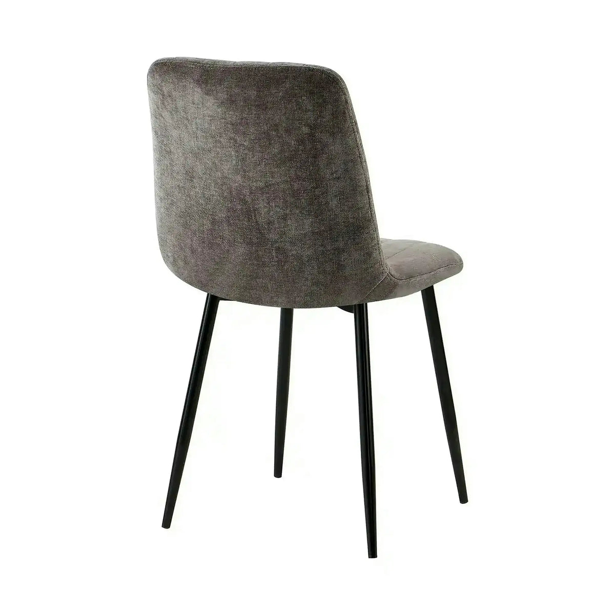 Scaun JET, gri inchis/negru, stofa clasica/metal, 44x54x88 cm