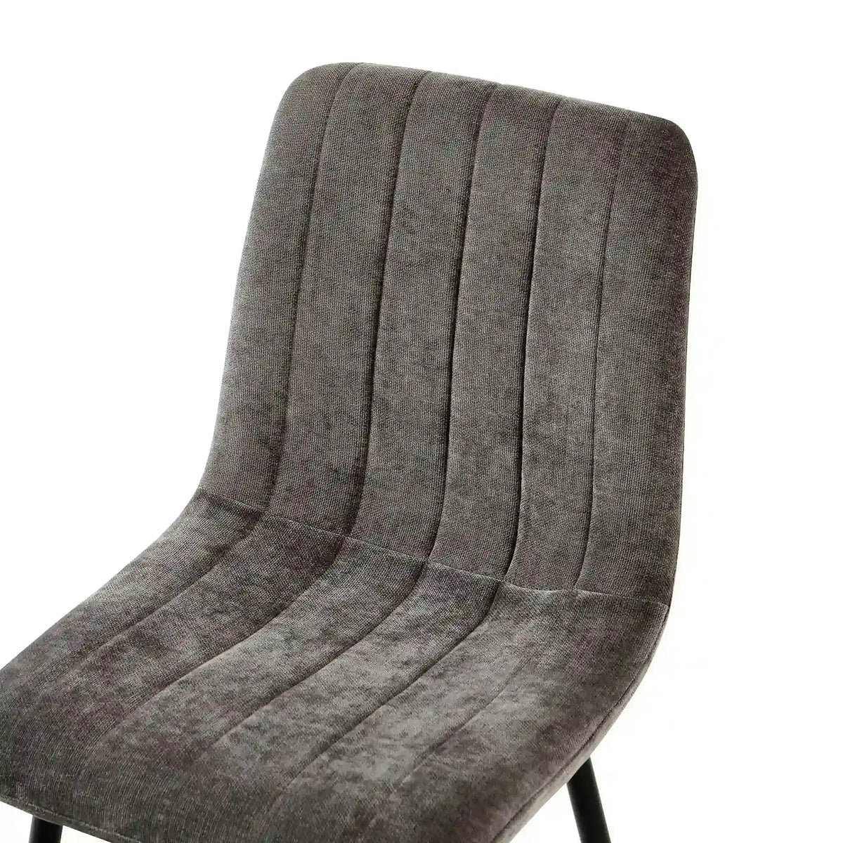 Scaun JET, gri inchis/negru, stofa clasica/metal, 44x54x88 cm