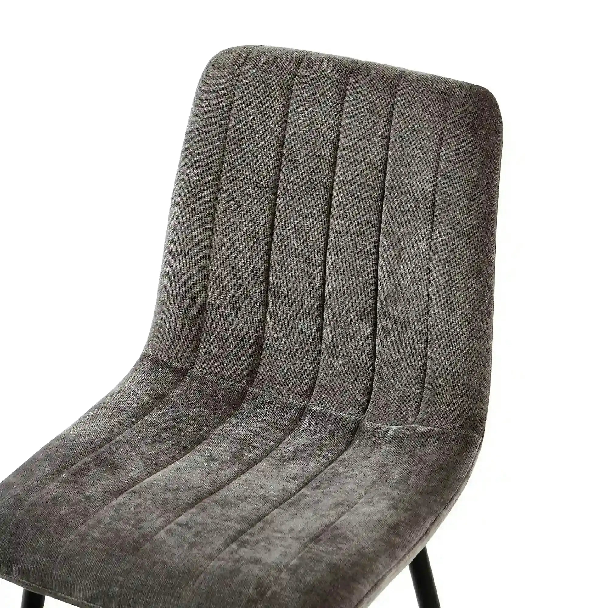 Scaun JET, gri inchis/negru, stofa clasica/metal, 44x54x88 cm