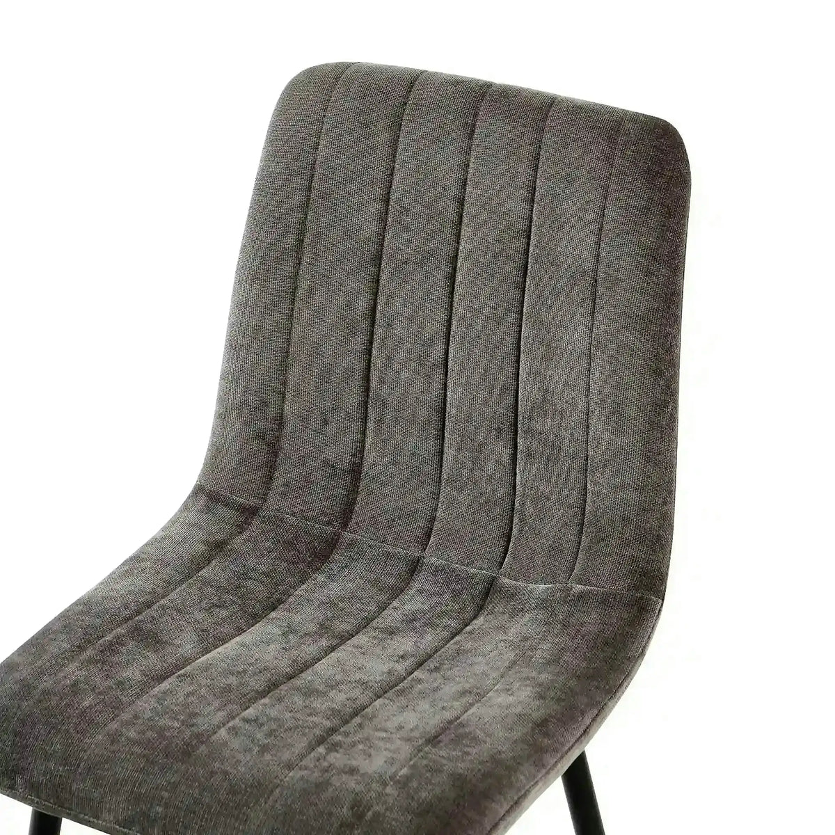 Scaun JET, gri inchis/negru, stofa clasica/metal, 44x54x88 cm