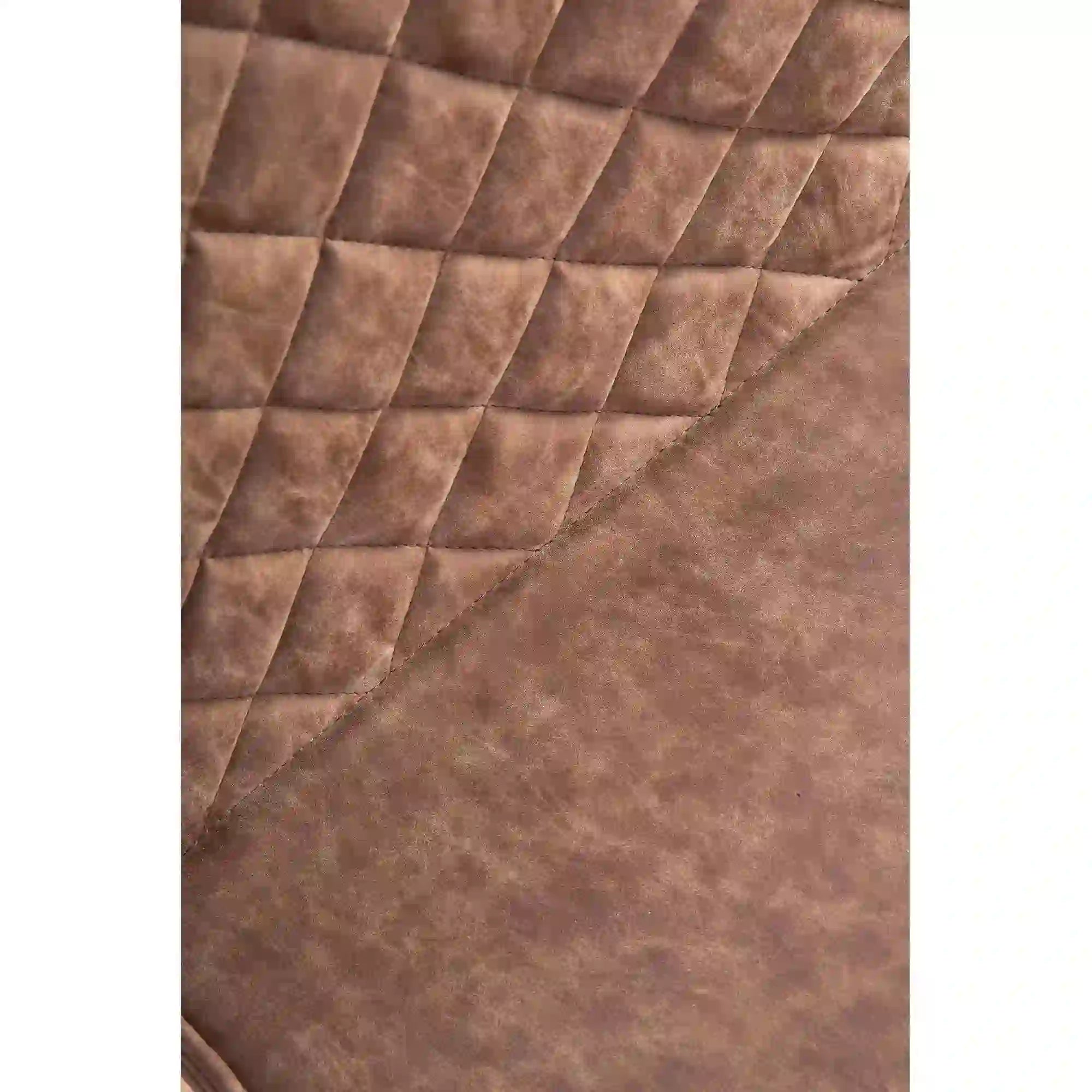 Scaun K265, maro/negru, piele ecologica/metal, 43x58x94 cm