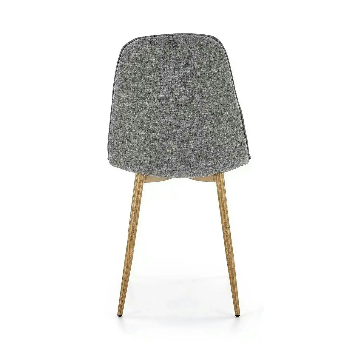Scaun K316, gri/stejar, stofa clasica/metal, 44x56x87 cm