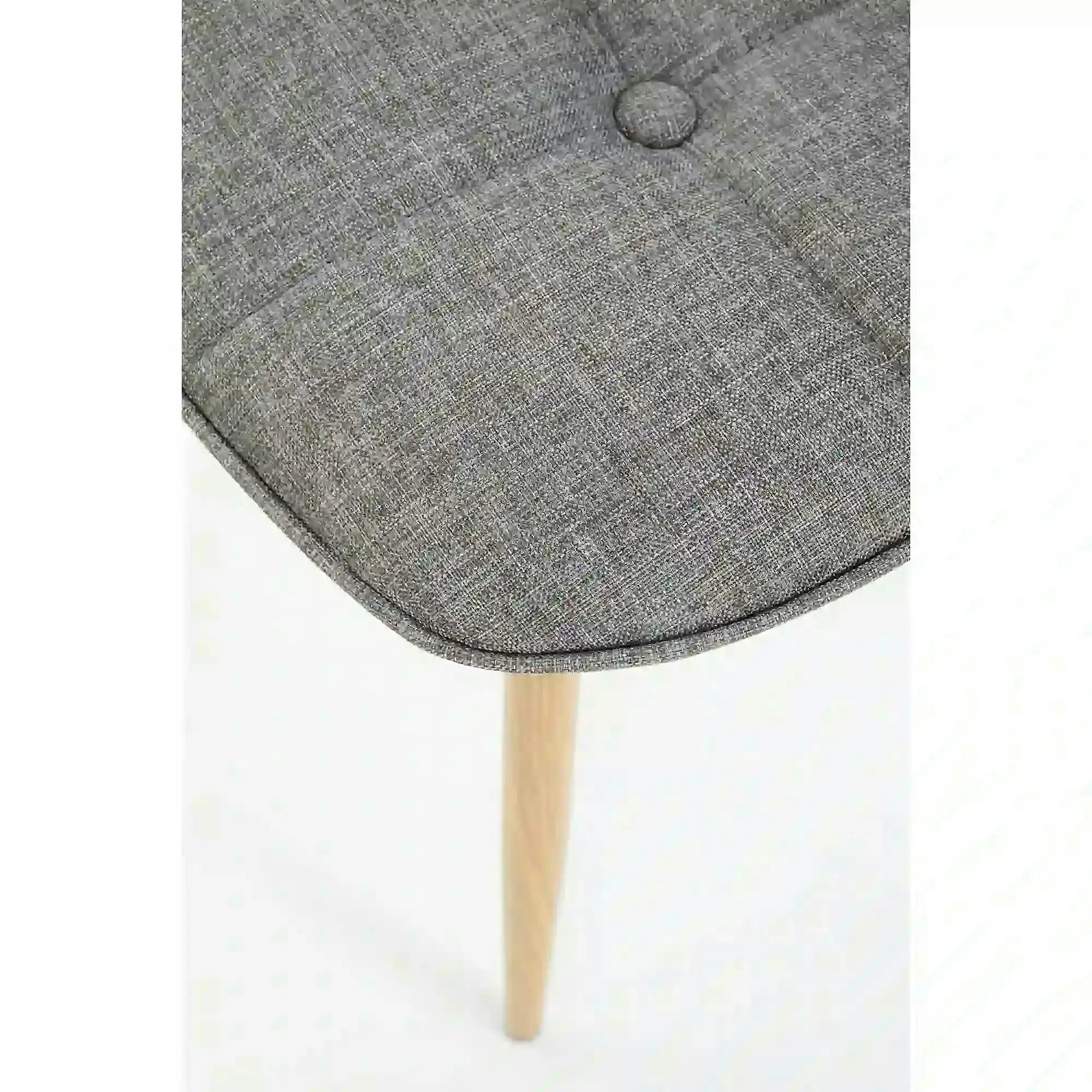 Scaun K316, gri/stejar, stofa clasica/metal, 44x56x87 cm