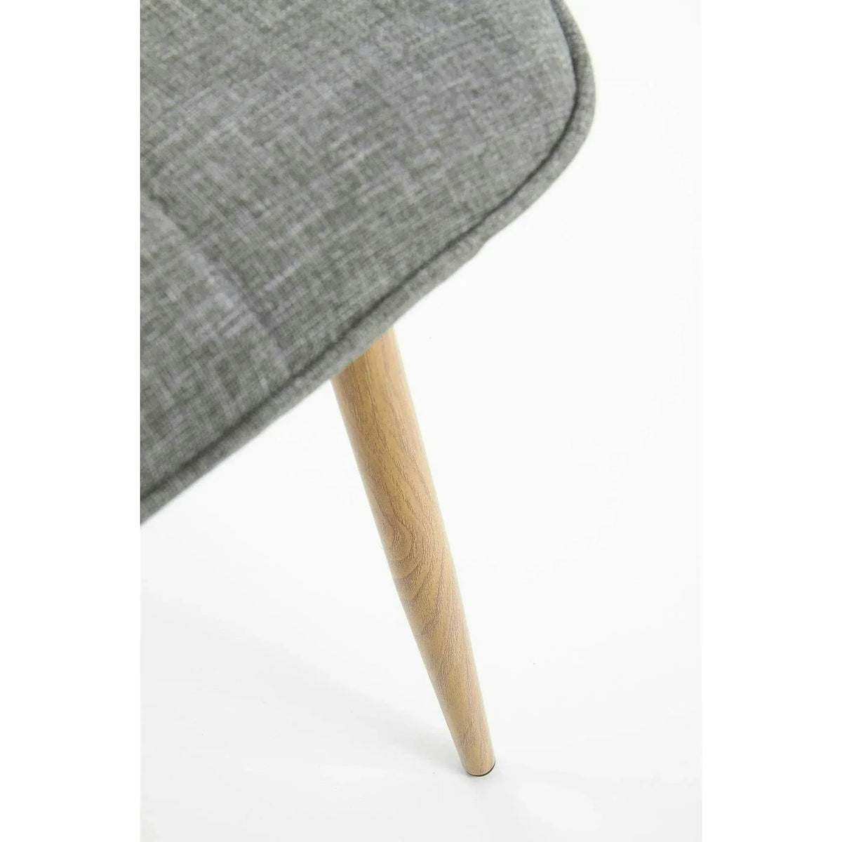 Scaun K316, gri/stejar, stofa clasica/metal, 44x56x87 cm