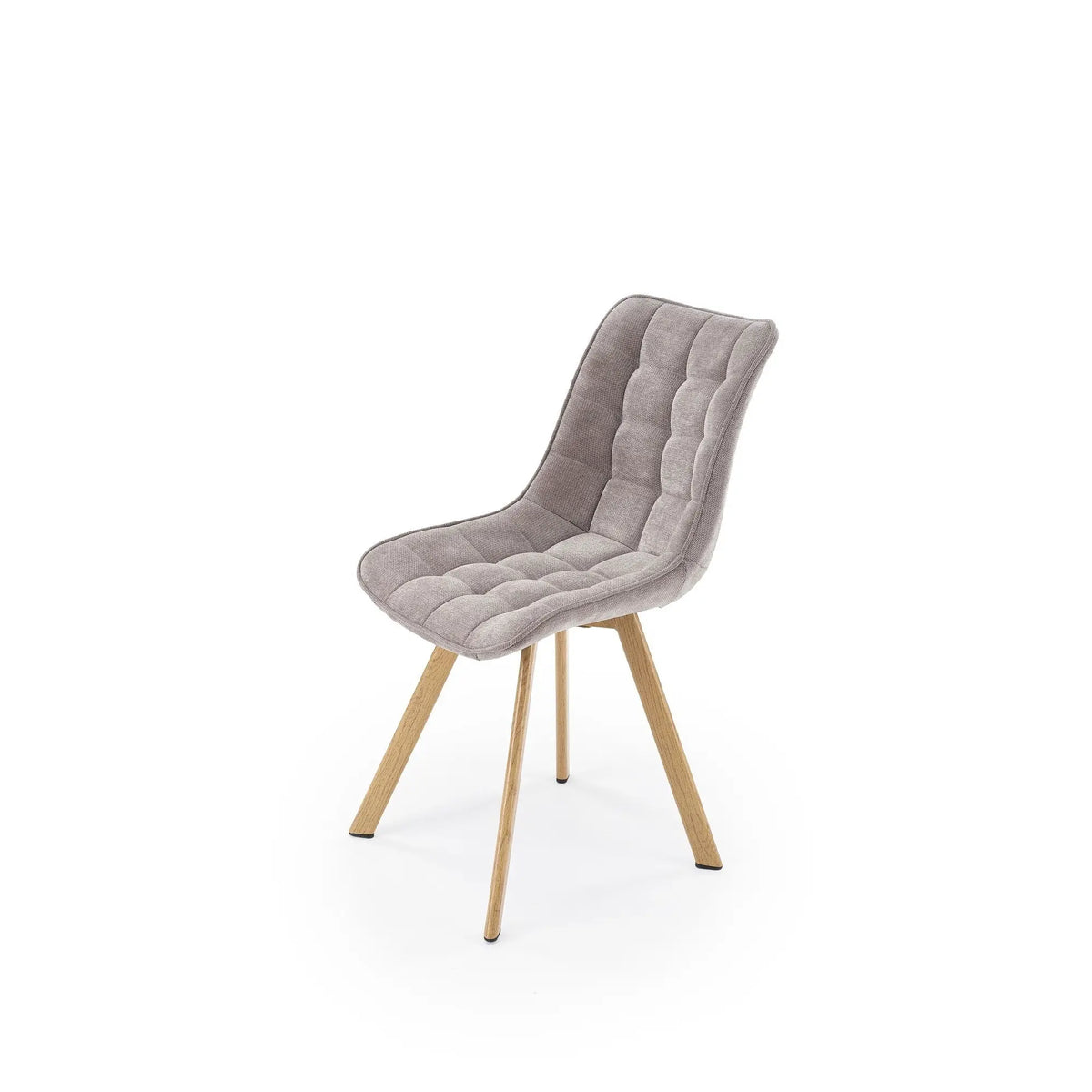 Scaun K332, gri/stejar, stofa/metal, 46x61x84 cm
