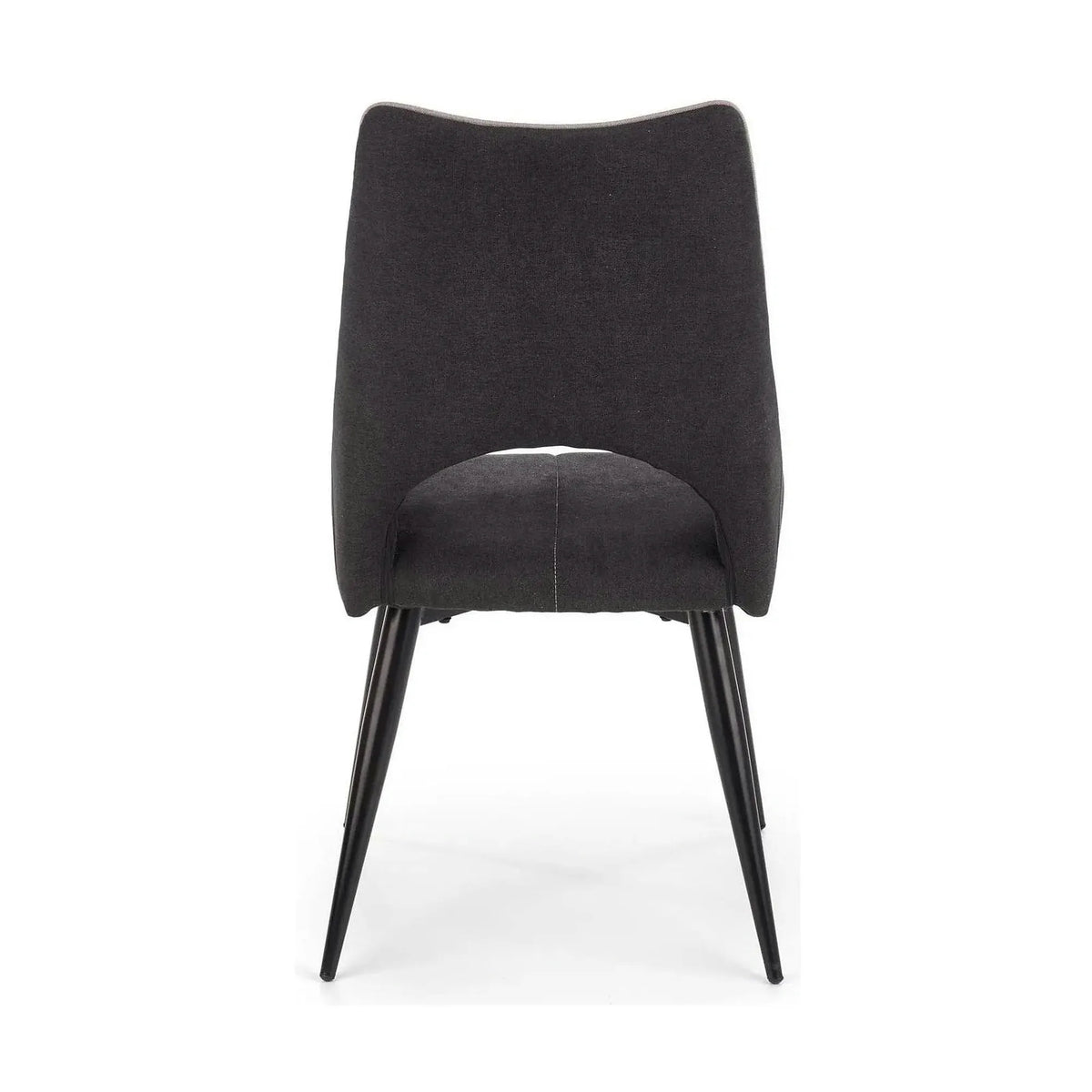 Scaun K369, gri inchis/negru, stofa clasica/otel, 48x58x92 cm