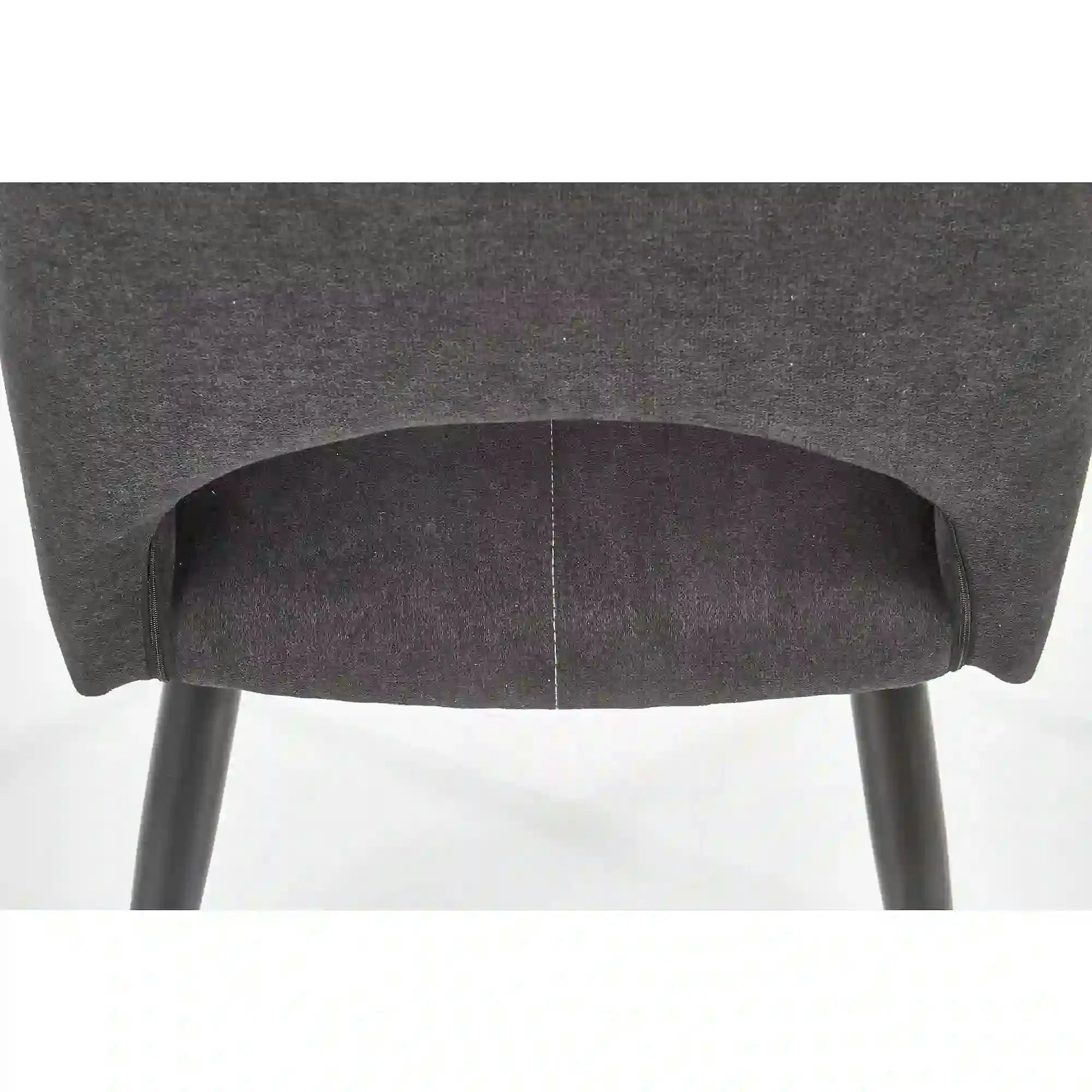 Scaun K369, gri inchis/negru, stofa clasica/otel, 48x58x92 cm