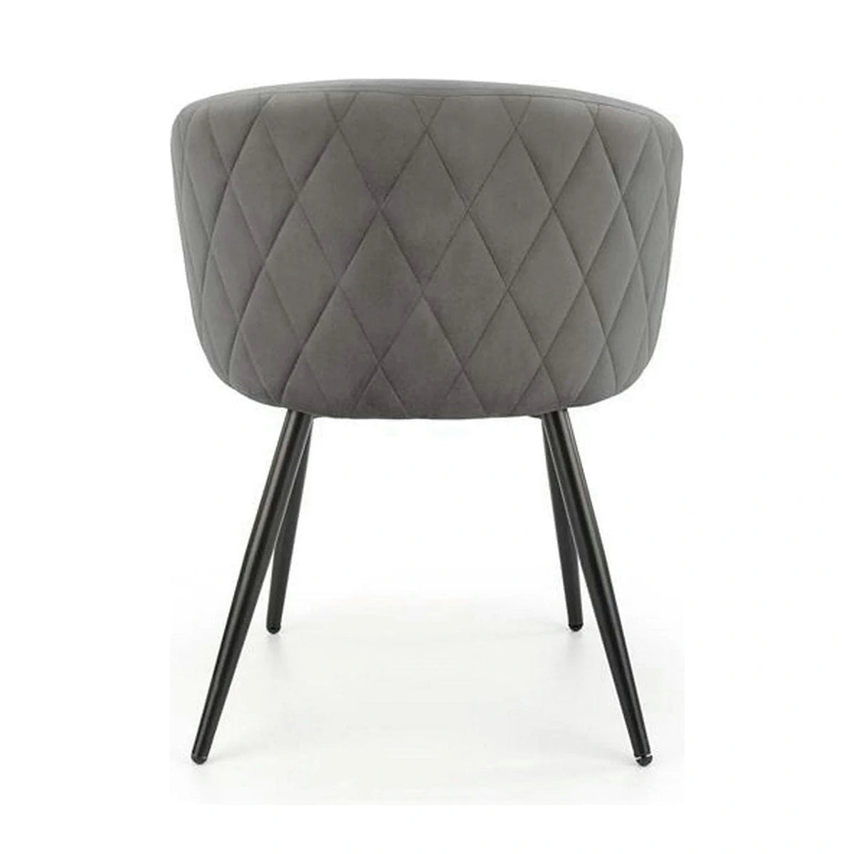 Scaun K430, gri, stofa/metal, 61x54x77 cm