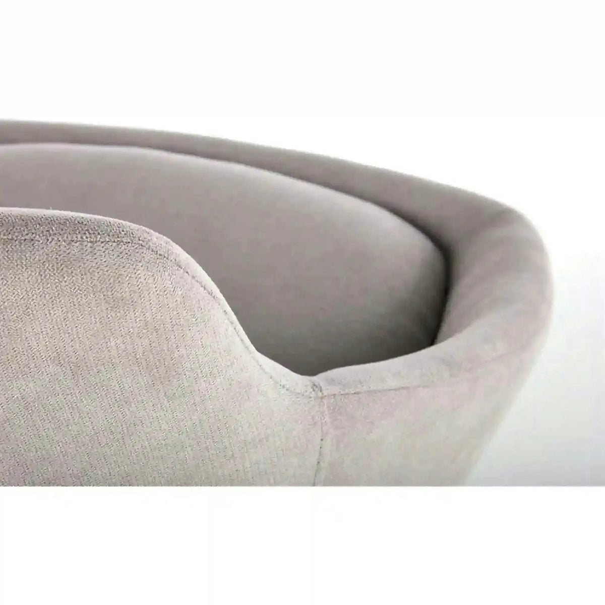 Scaun K431, gri deschis/negru, stofa clasica/metal, 55x54x84 cm