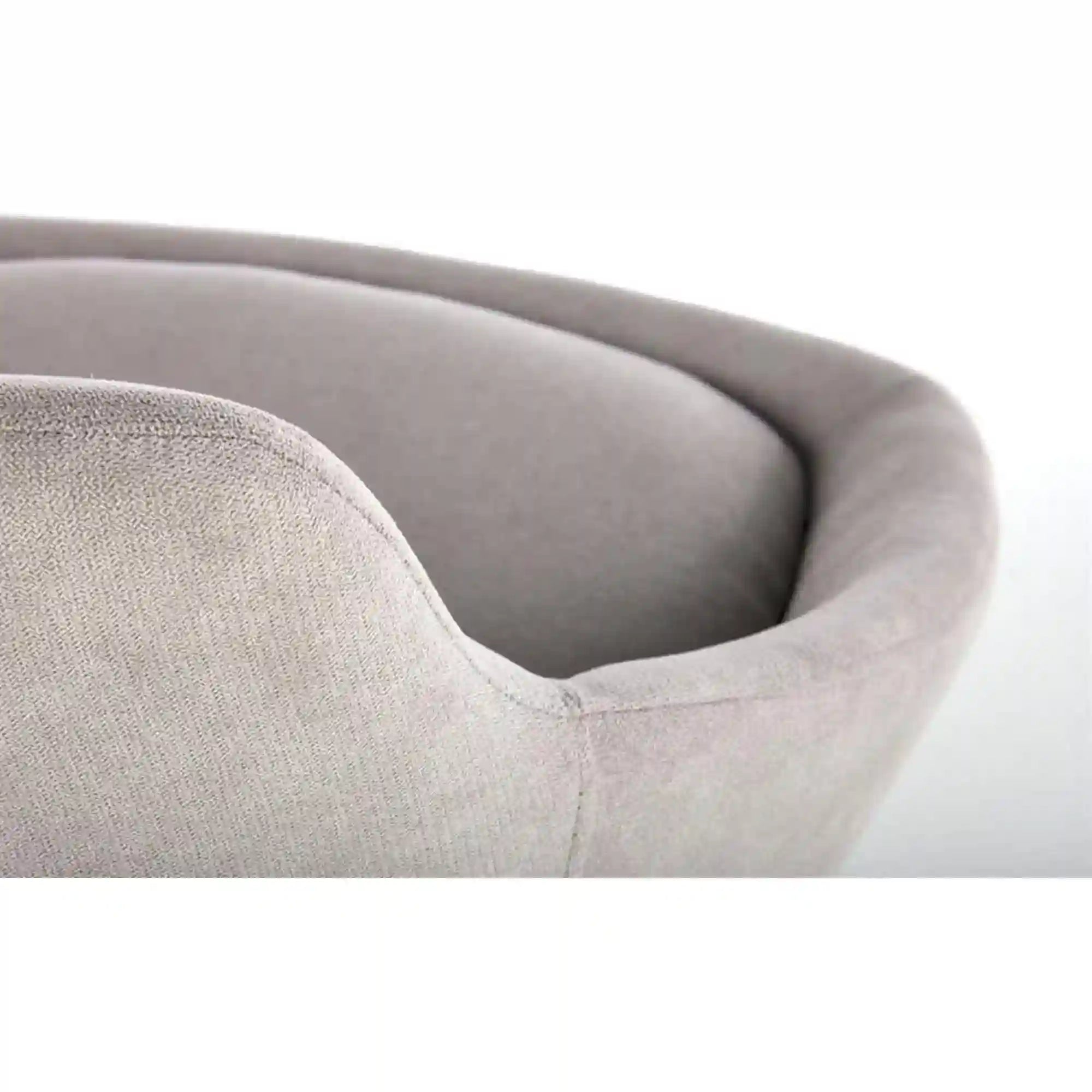 Scaun K431, gri deschis/negru, stofa clasica/metal, 55x54x84 cm