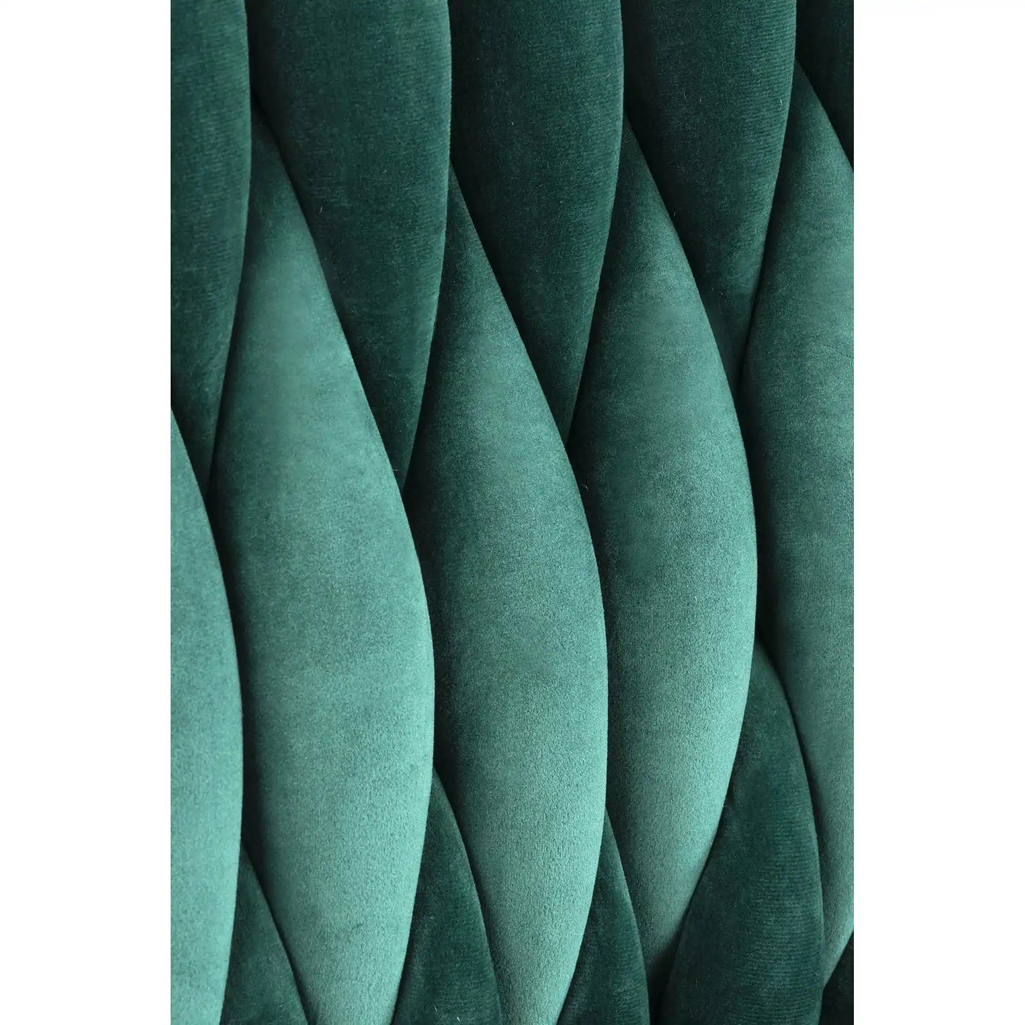 Scaun K436, verde/auriu, stofa catifelata/metal, 48x55x94 cm
