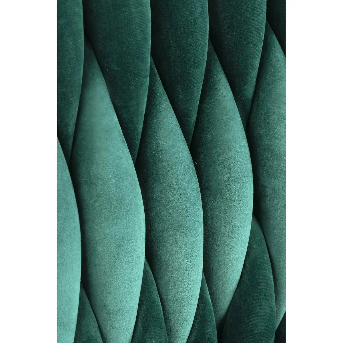 Scaun K436, verde/auriu, stofa catifelata/metal, 48x55x94 cm