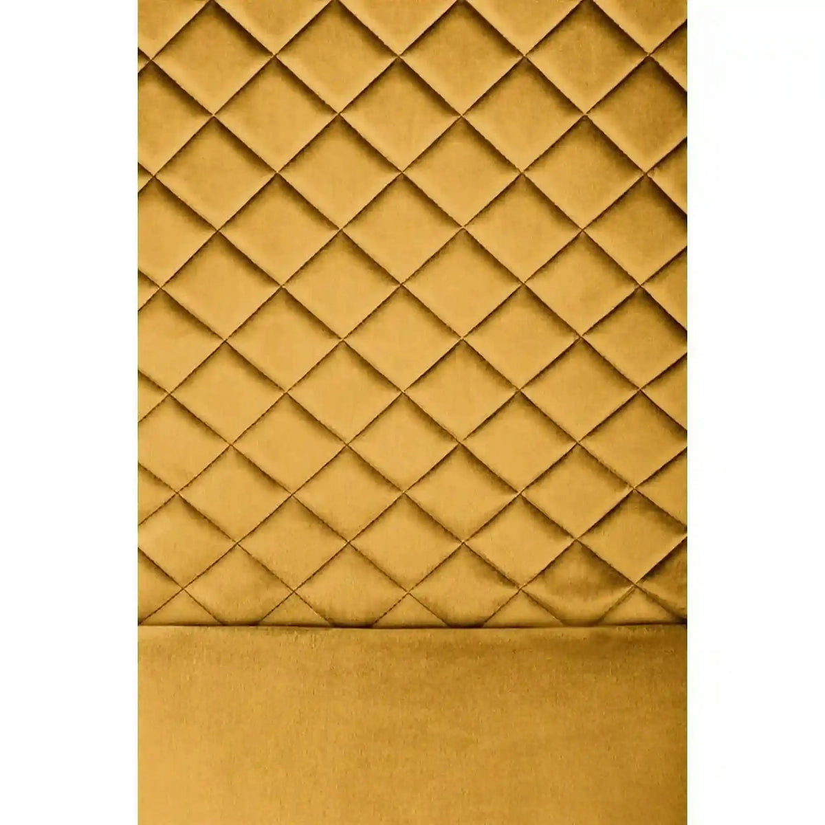 Scaun K442, galben mustar/negru, stofa catifelata/metal, 46x61x102 cm