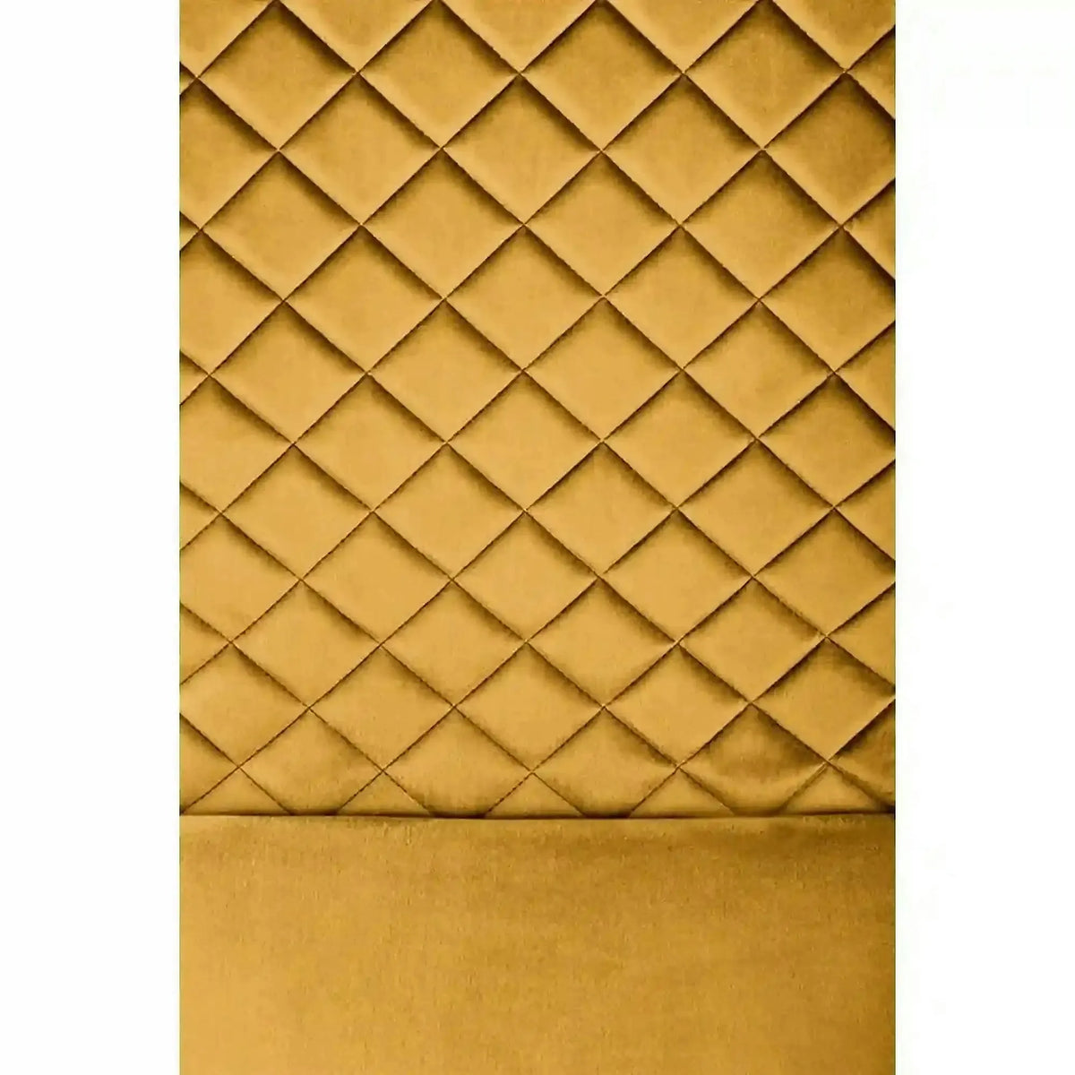 Scaun K442, galben mustar/negru, stofa catifelata/metal, 46x61x102 cm
